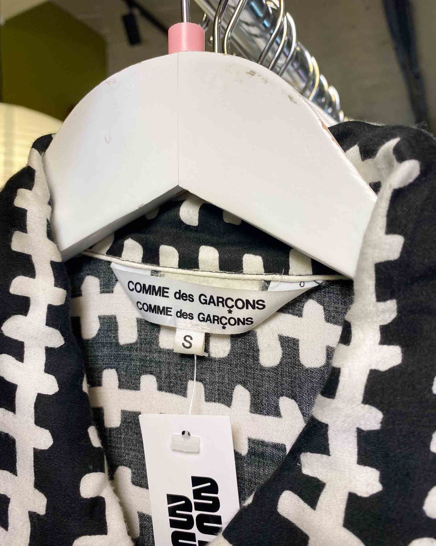 Size S | Comme des Garçons Belted Shirt Dress