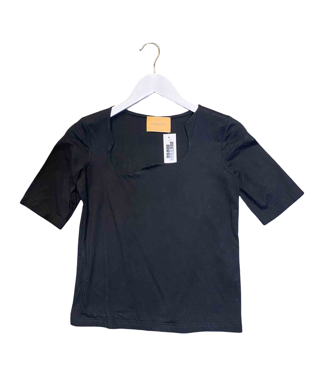 Size S | Arnsdorf Wavy Neckline Top, S