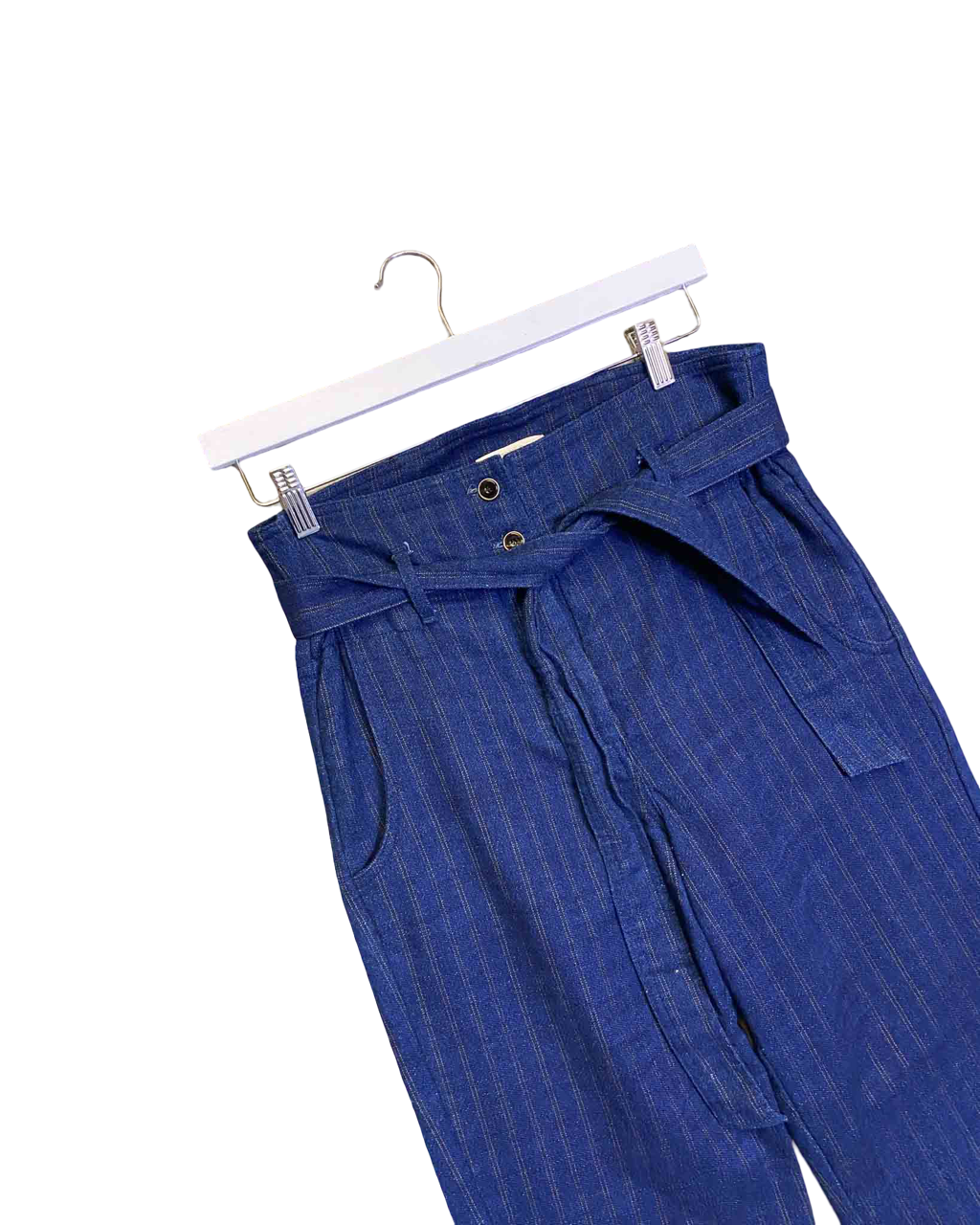 Size 36 (8) | Sessùn Striped Cotton Pants