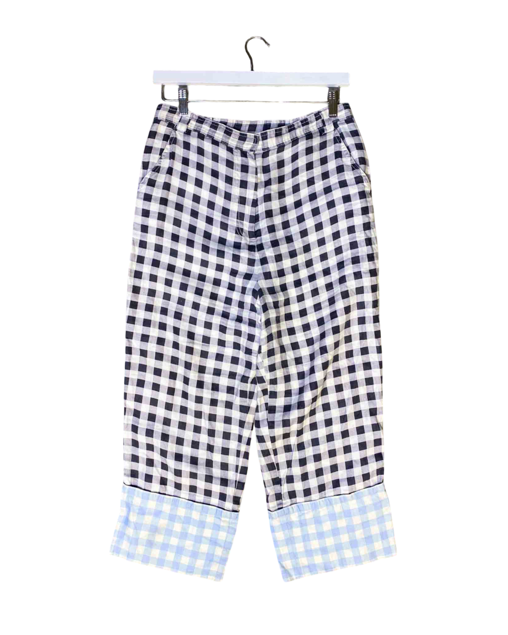 Size 3 (12) | Lee Mathews Check Linen Pants