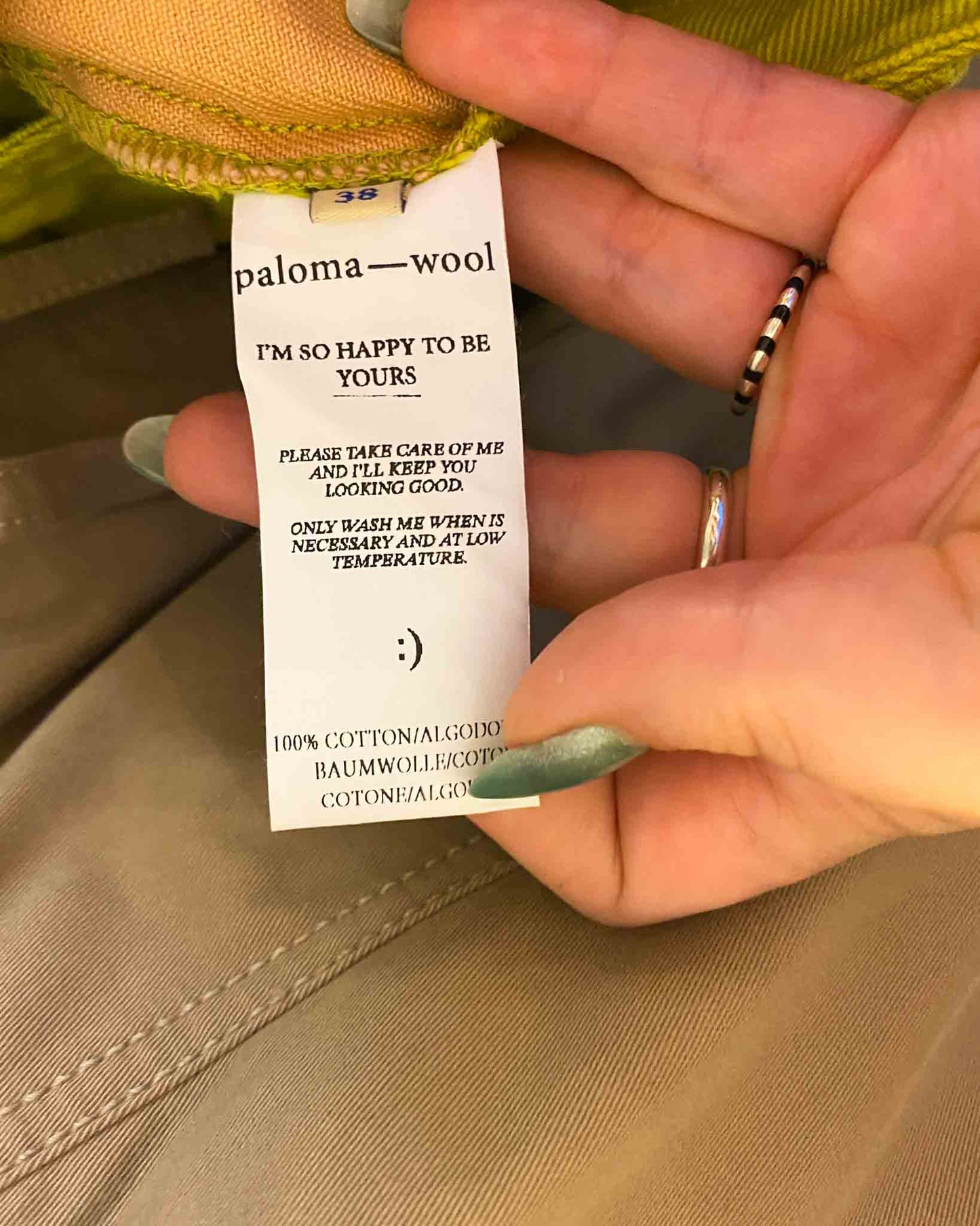 Size 38 (10) | Paloma Wool Two Colour Pants