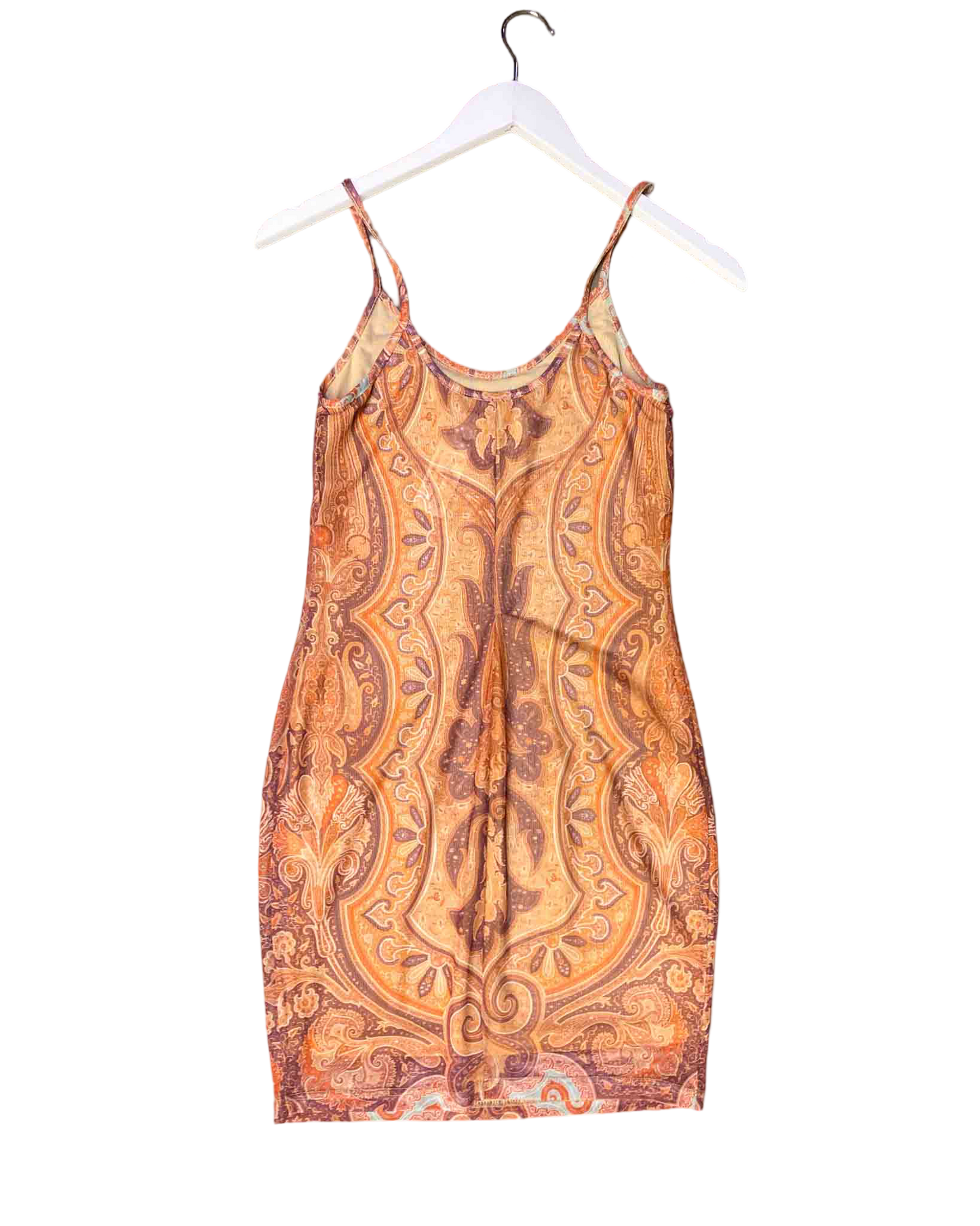 Size 6 (0) | Zimmermann Mesh Paisley Mini Dress
