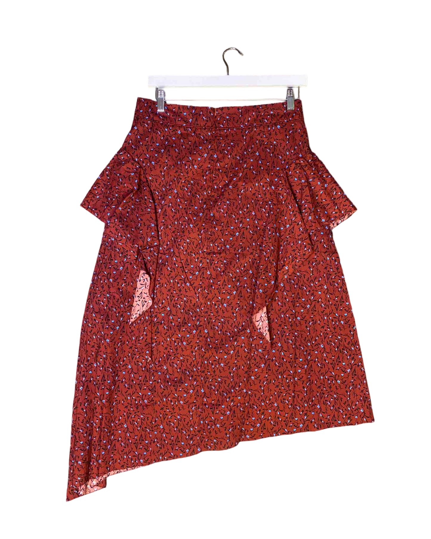 Size L (3) | Morrison Asymmetrical Floral Cotton Skirt