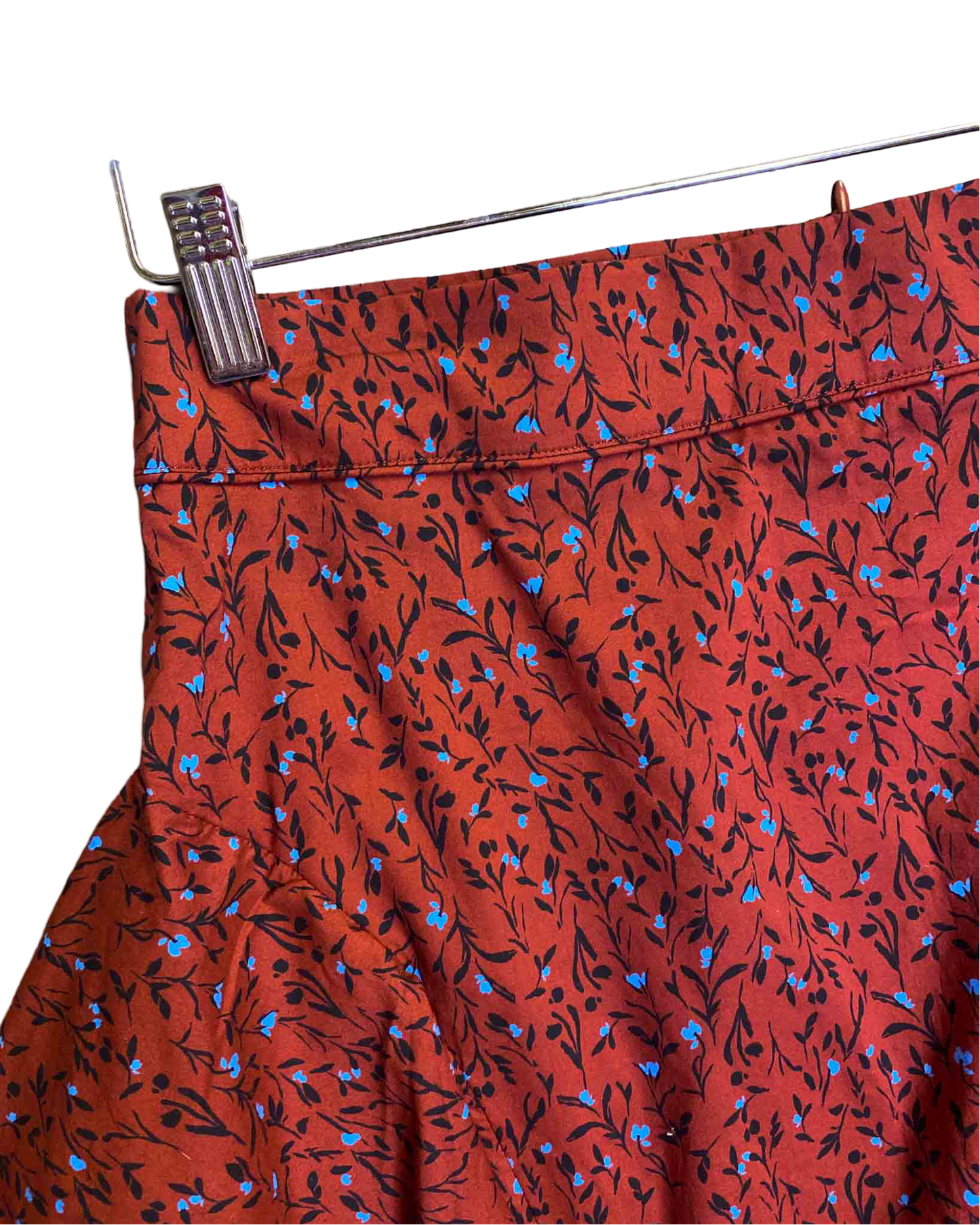 Size L (3) | Morrison Asymmetrical Floral Cotton Skirt