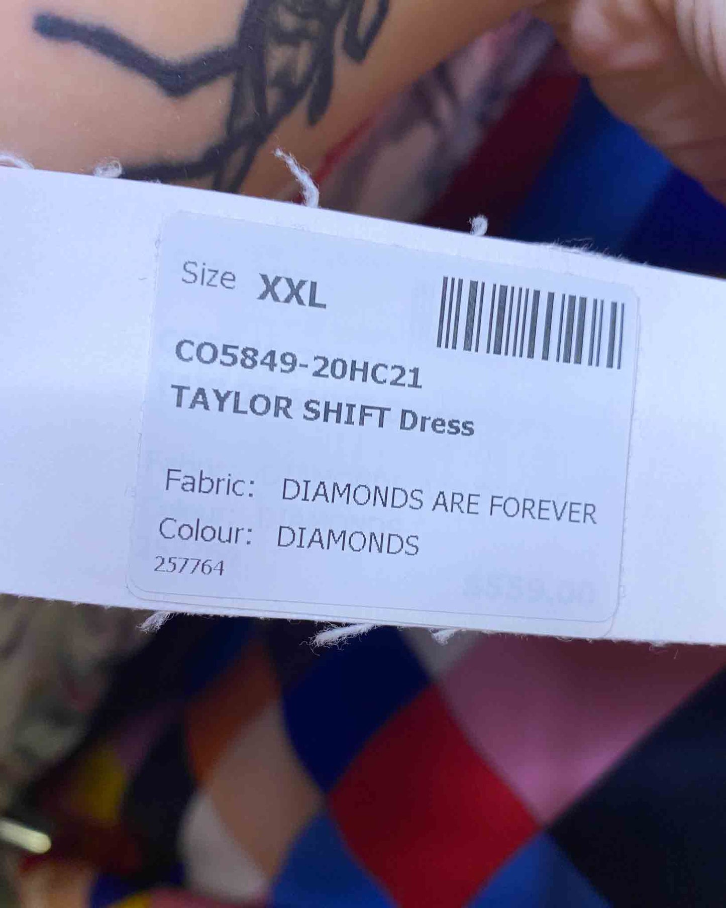 Size XXL | Cooper Silk Shift Dress With Tags
