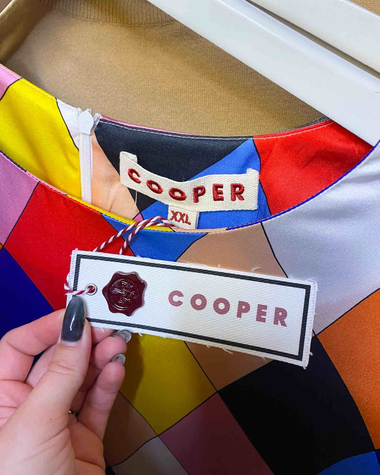 Size XXL | Cooper Silk Shift Dress With Tags
