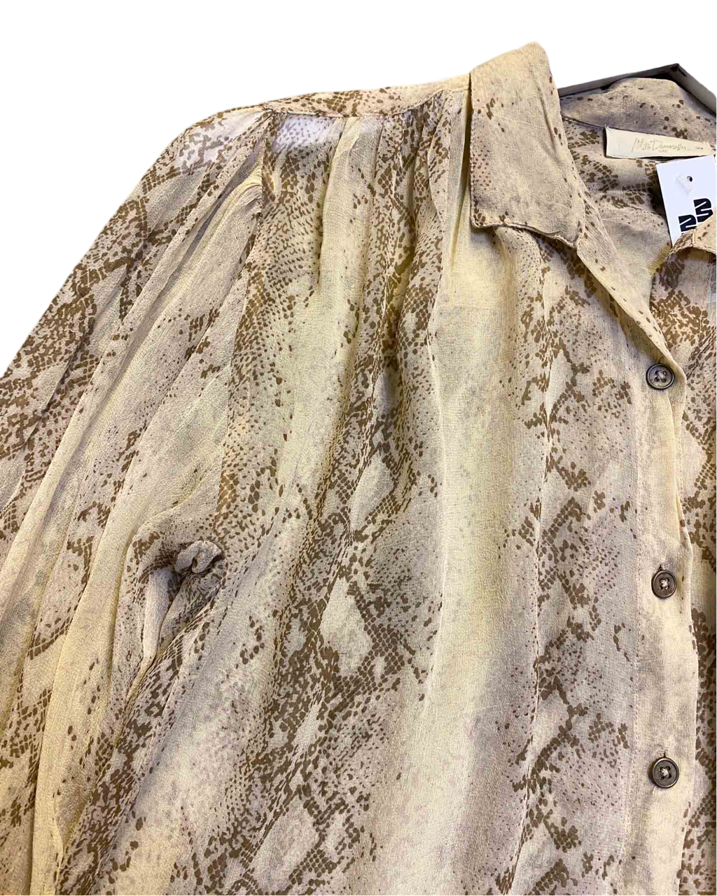 Size 12 (38) | Mes Demoiselles Snakeskin Shirt