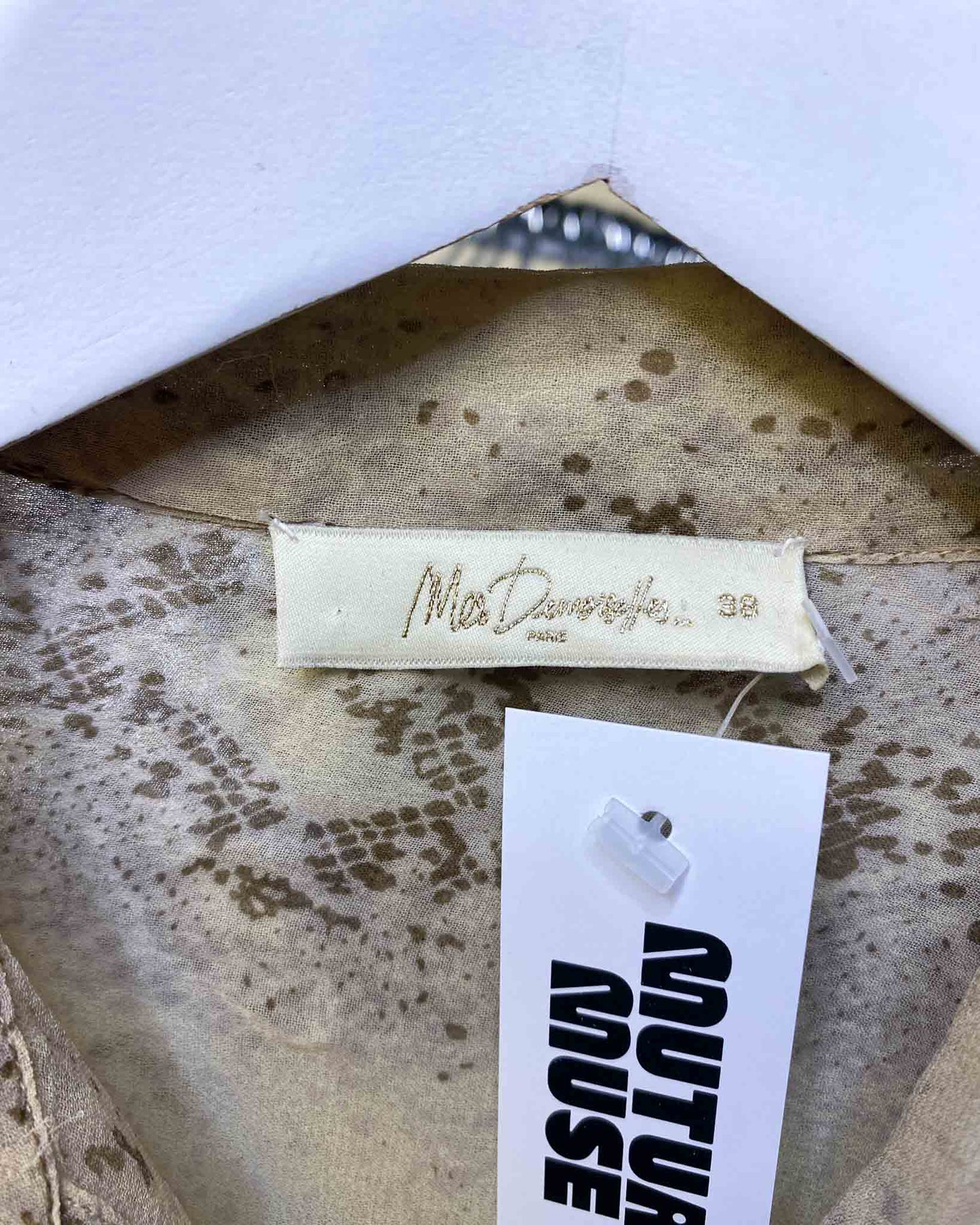 Size 12 (38) | Mes Demoiselles Snakeskin Shirt