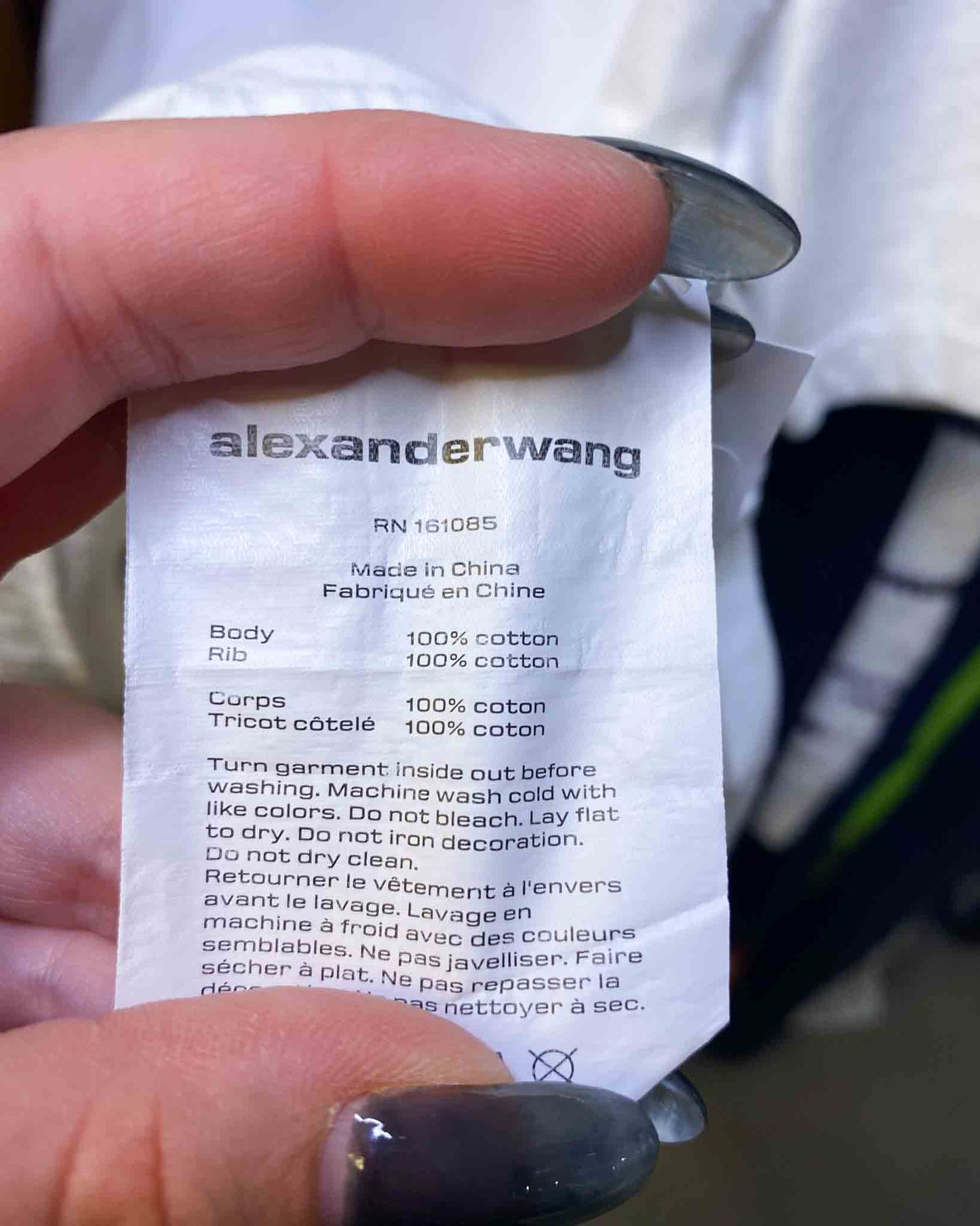 Size M | Alexander Wang Logo T-shirt
