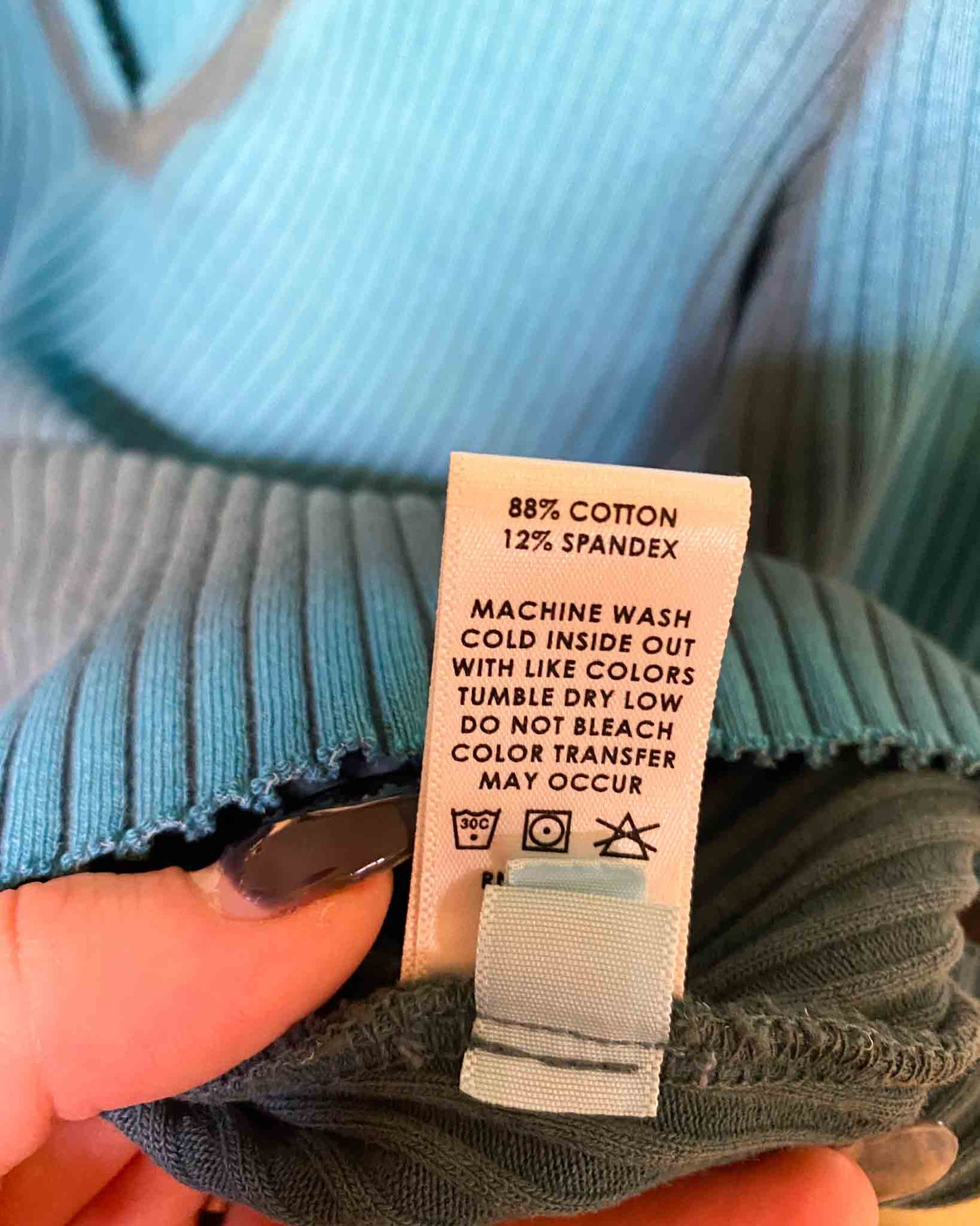 Size S | Cotton Citizen Ribbed Polo Top