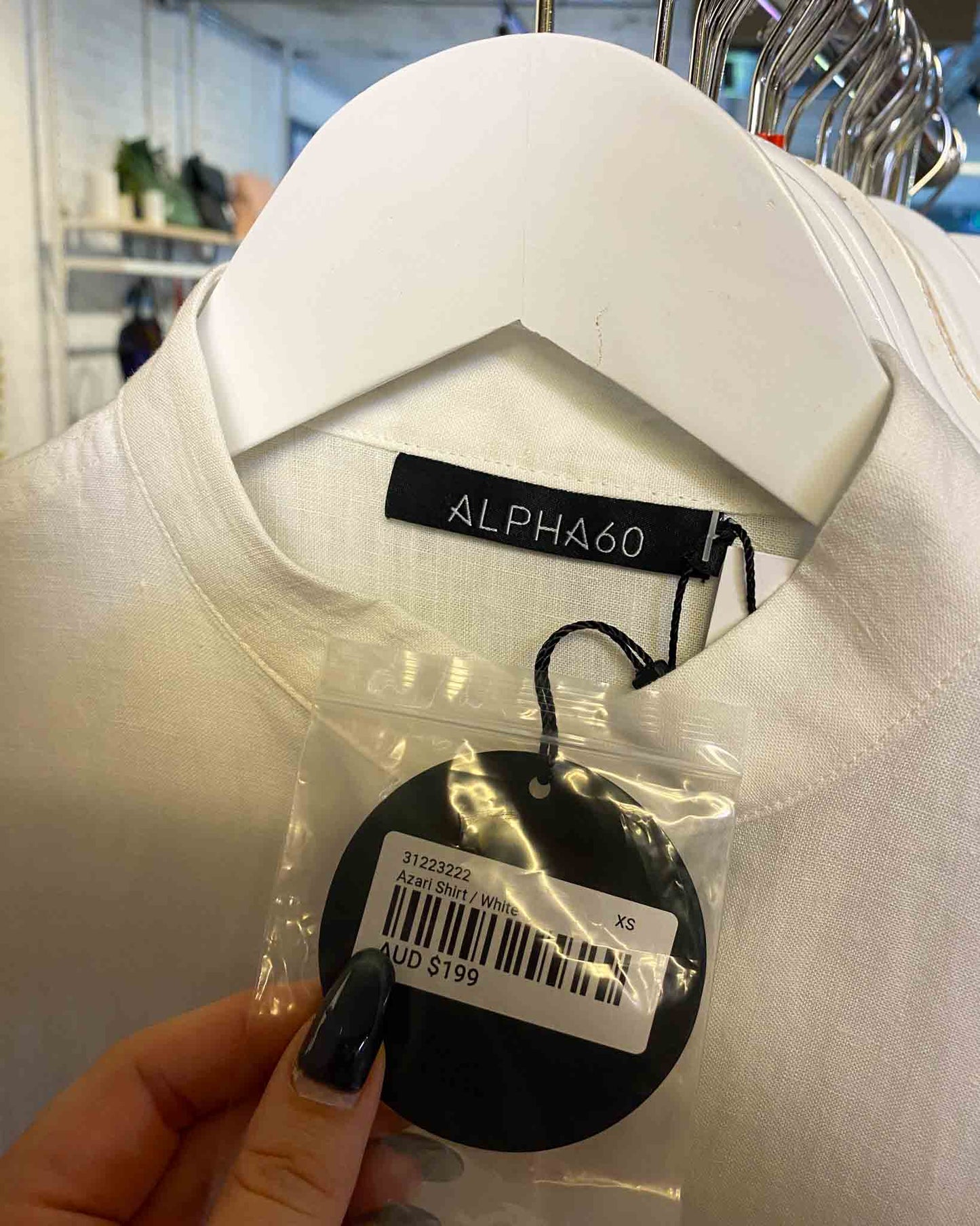 Size XS | Alpha60 Linen Shirt With Tags