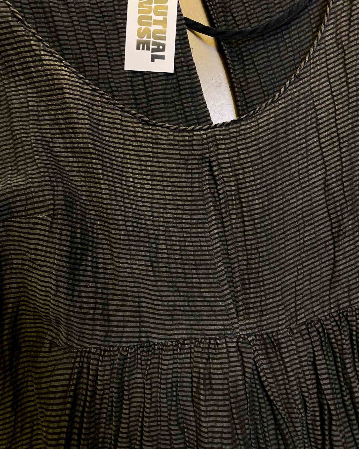 Size 10 (38) | Miu Miu Y2K Striped Babydoll Dress