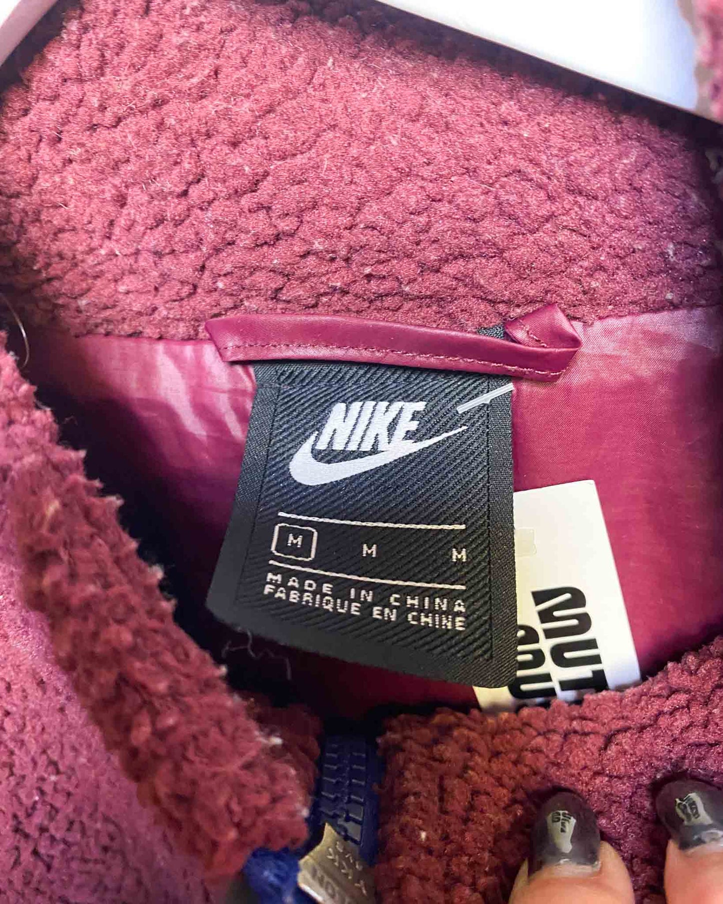 Size M | Nike Fleece Zip Up Jumper
