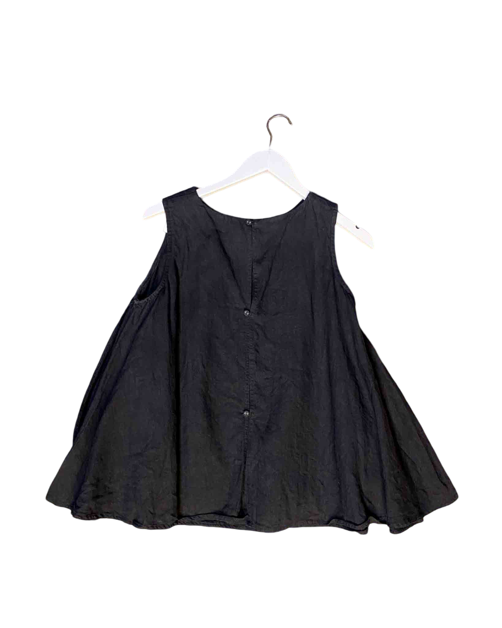 Size XS | Eva's Sunday Sleeveless Linen Swing Top