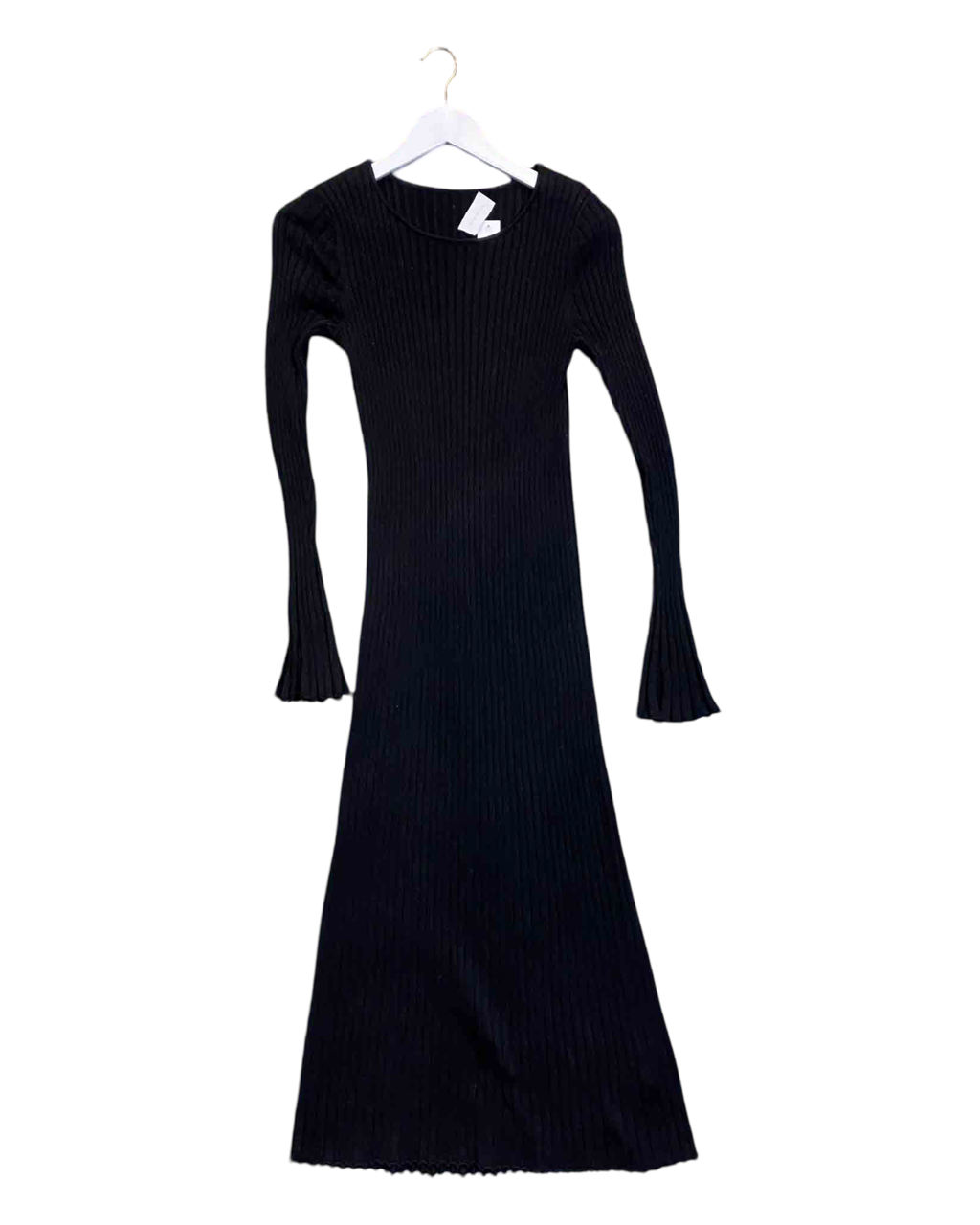 Size S | Friends with Frank Ribbed Cotton Midi Dress