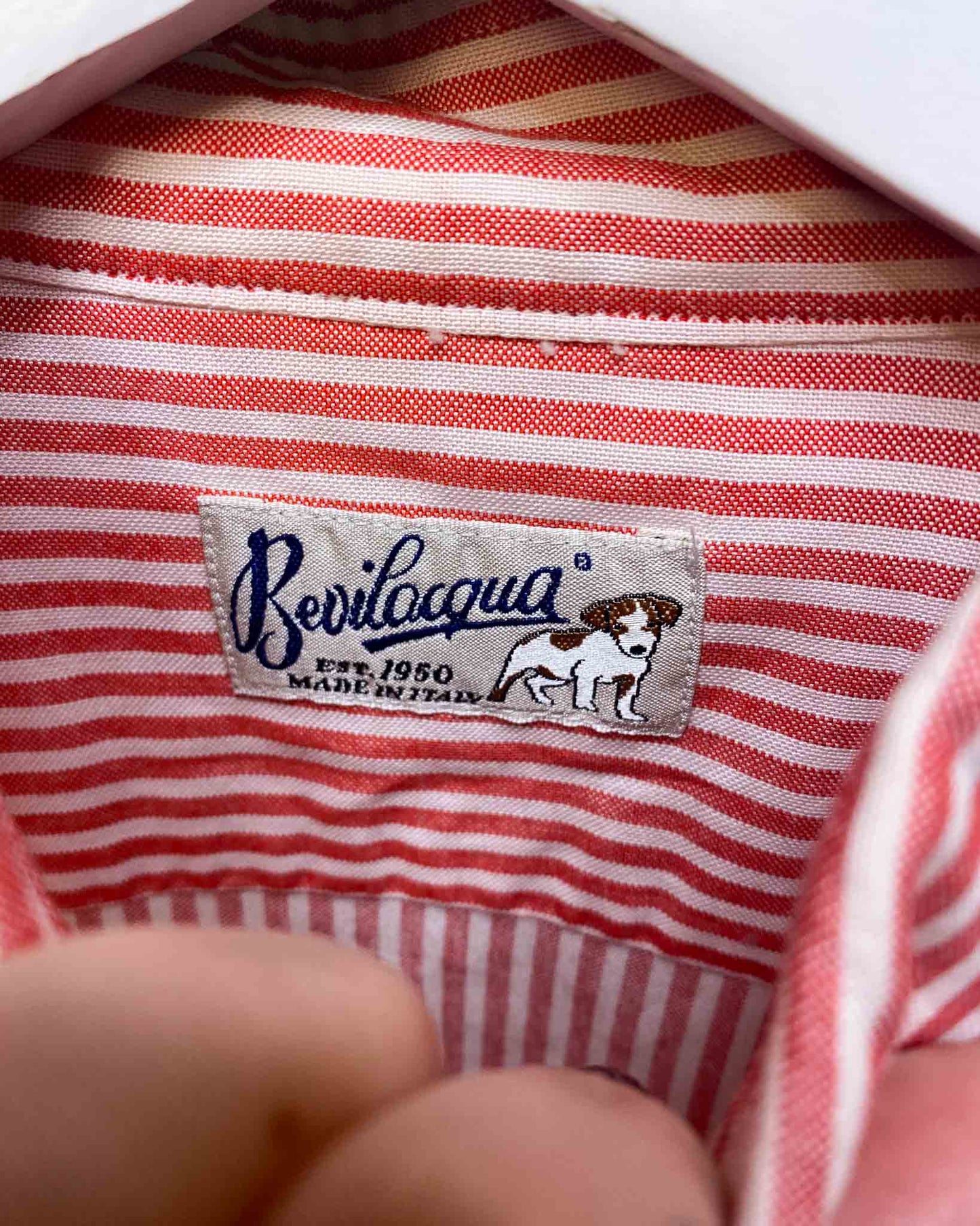 Size S | Bevilacqua Made in Italy Striped Shirt