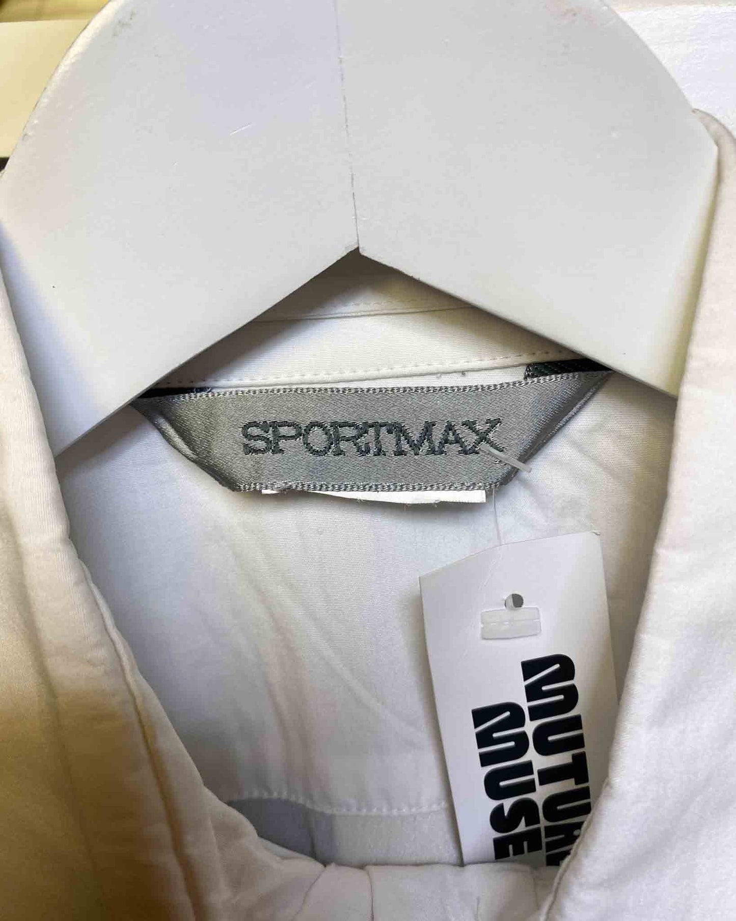 Size M | Sportsmax Silk and Cotton Shirt Dress