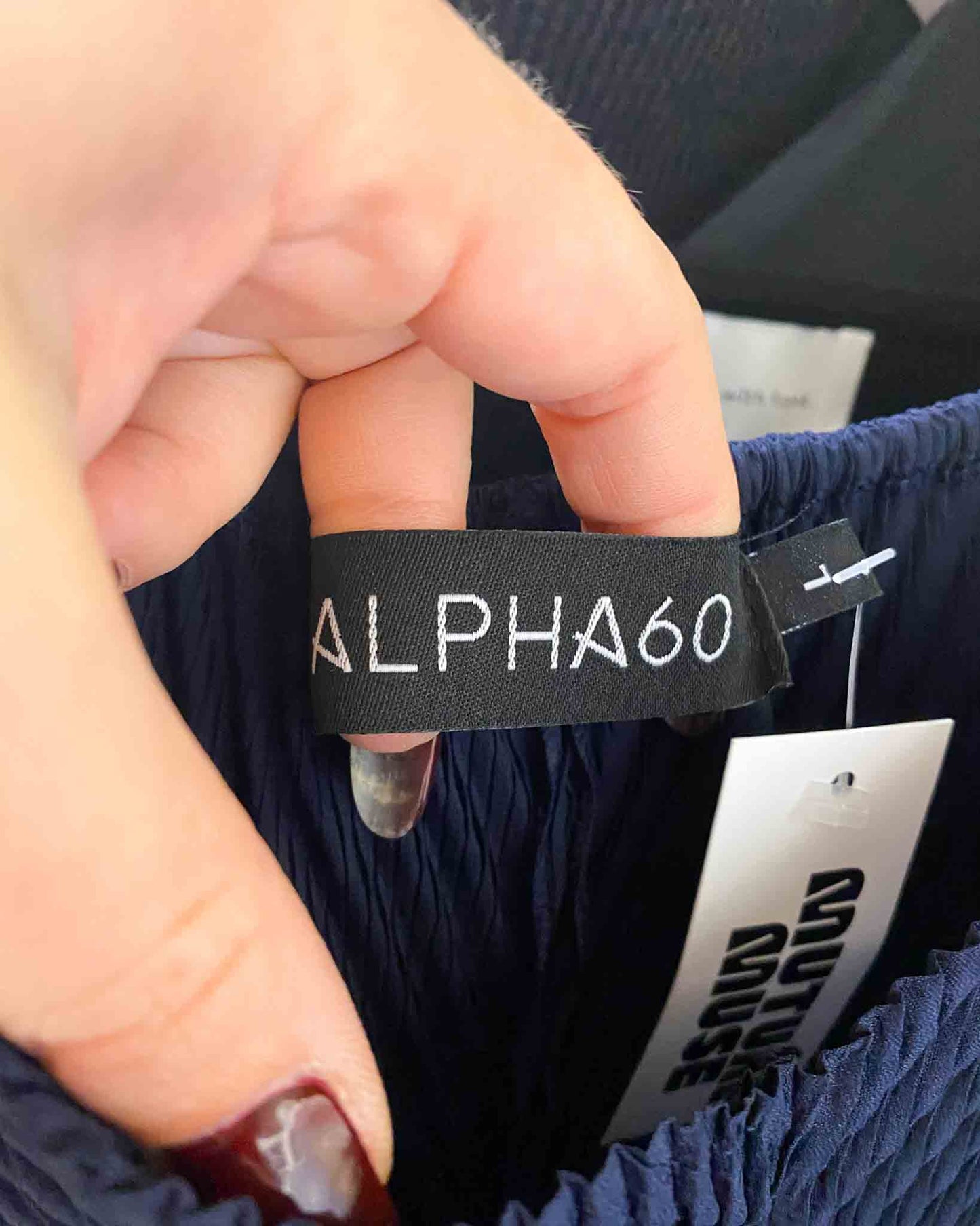 Size L | Alpha60 Pleated Top