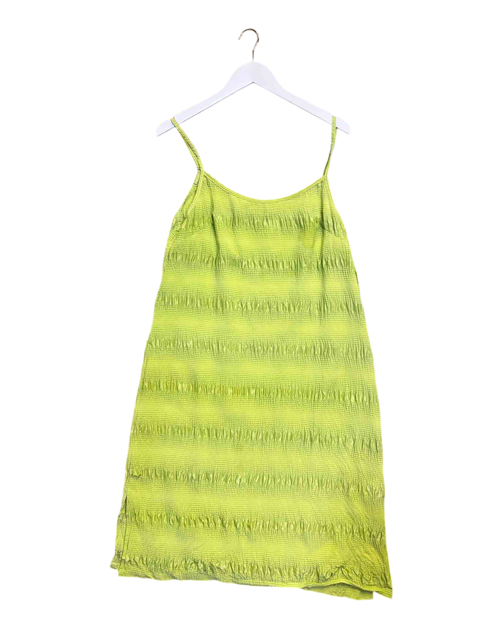 Size 14 | Handsom Silk Blend Shirred Midi Dress