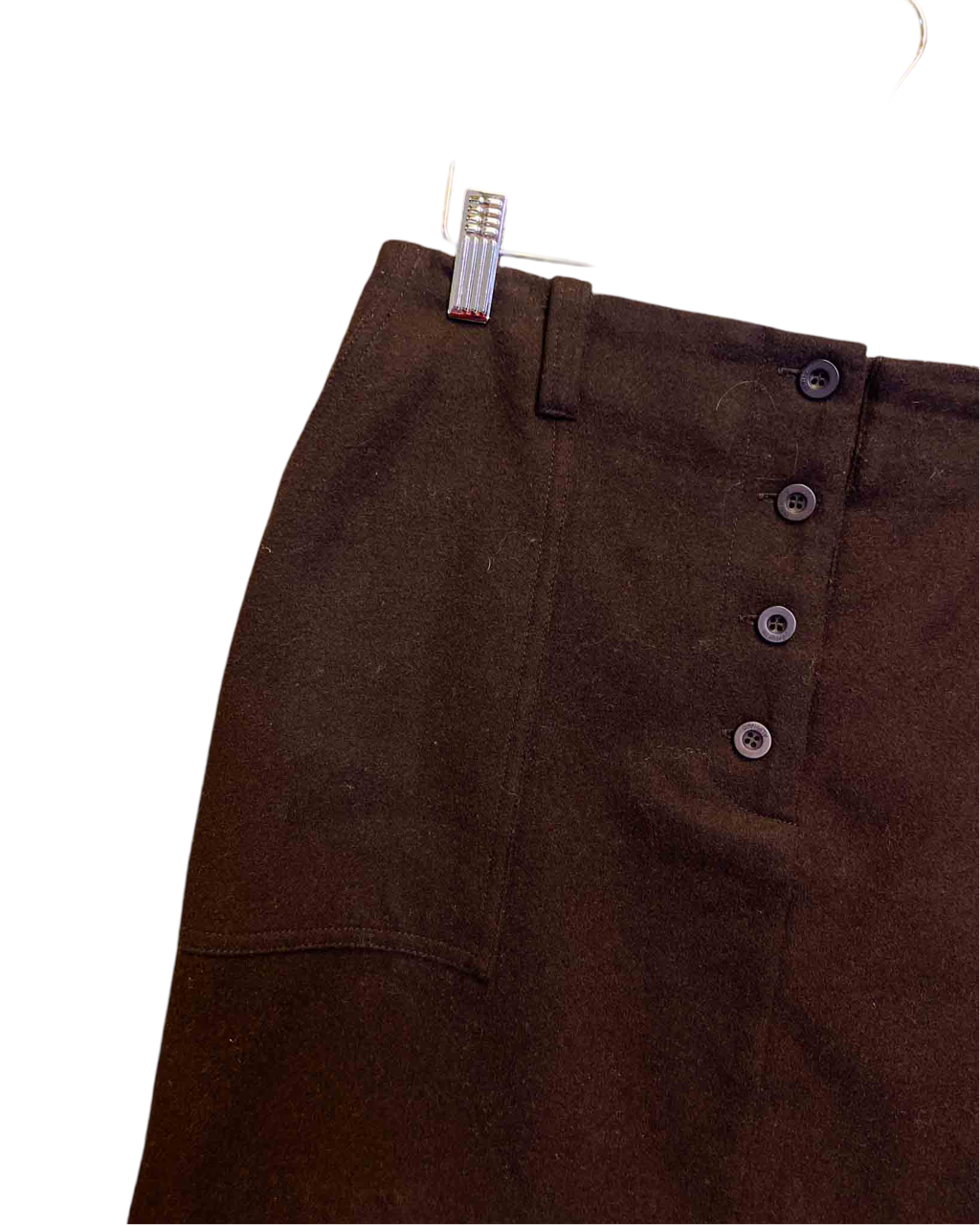 Size L | Alpha60 Wool Mini Skirt