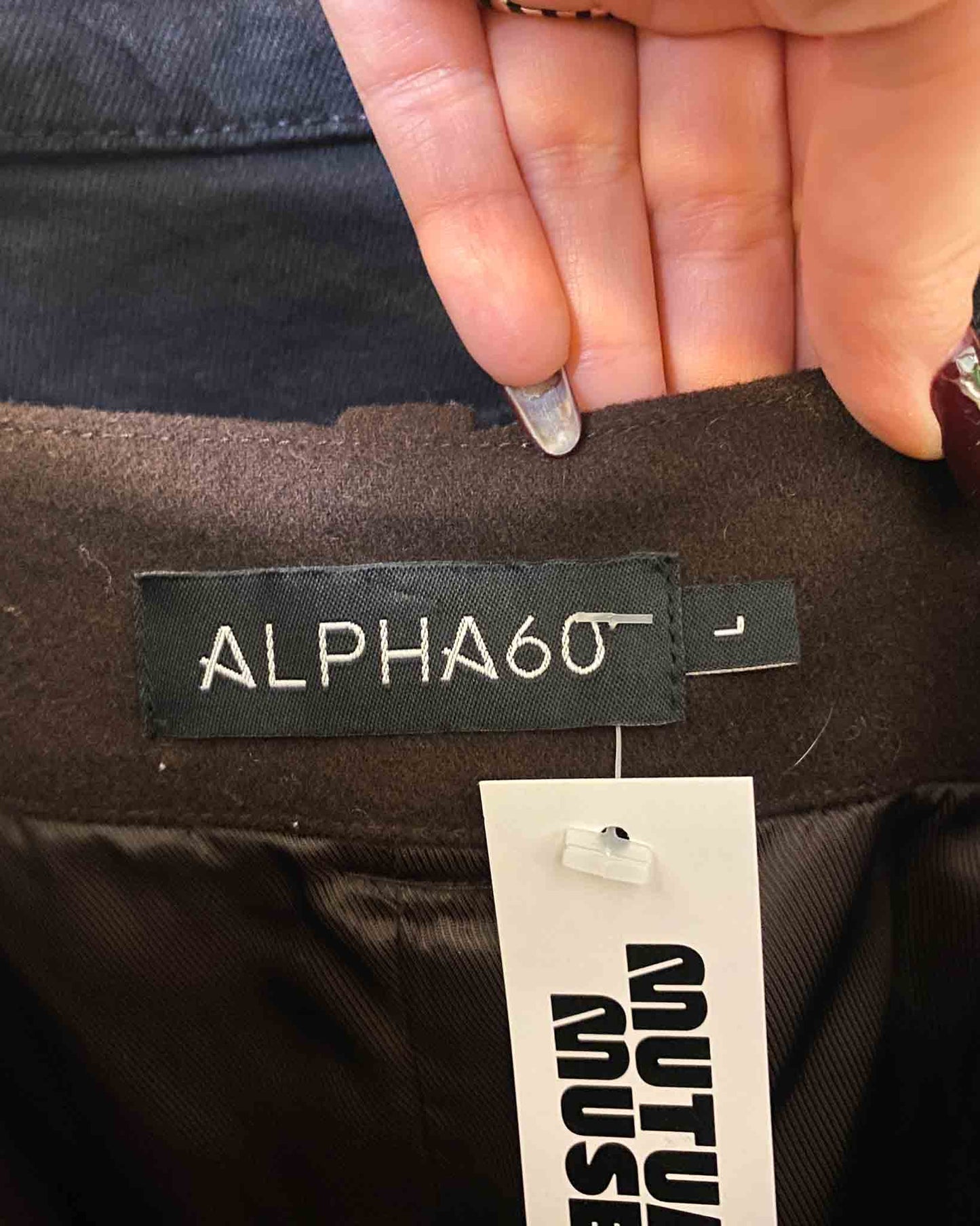 Size L | Alpha60 Wool Mini Skirt