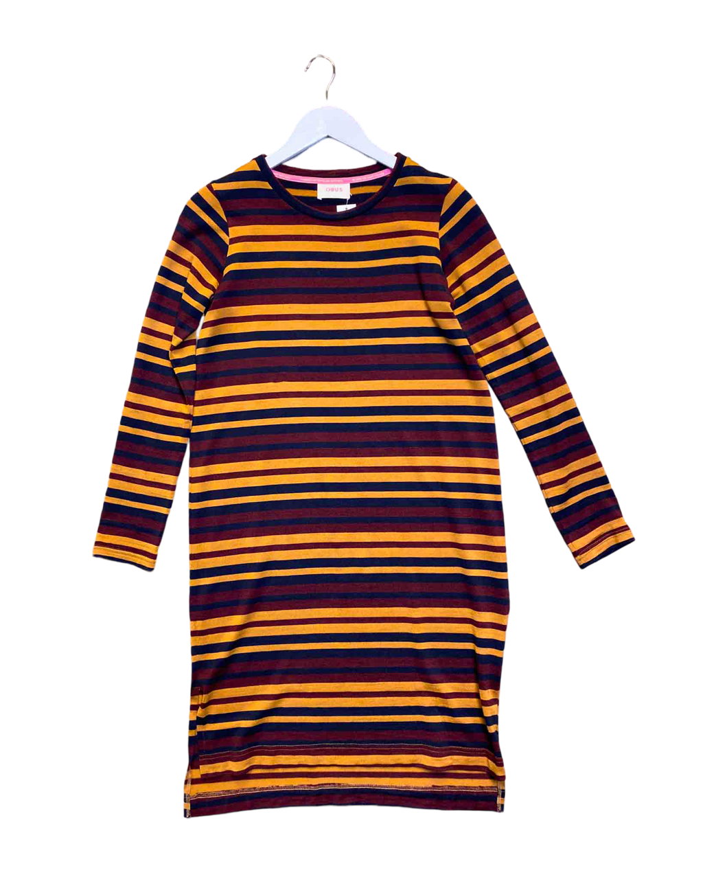 Size S | Obus Striped Merino Wool Dress
