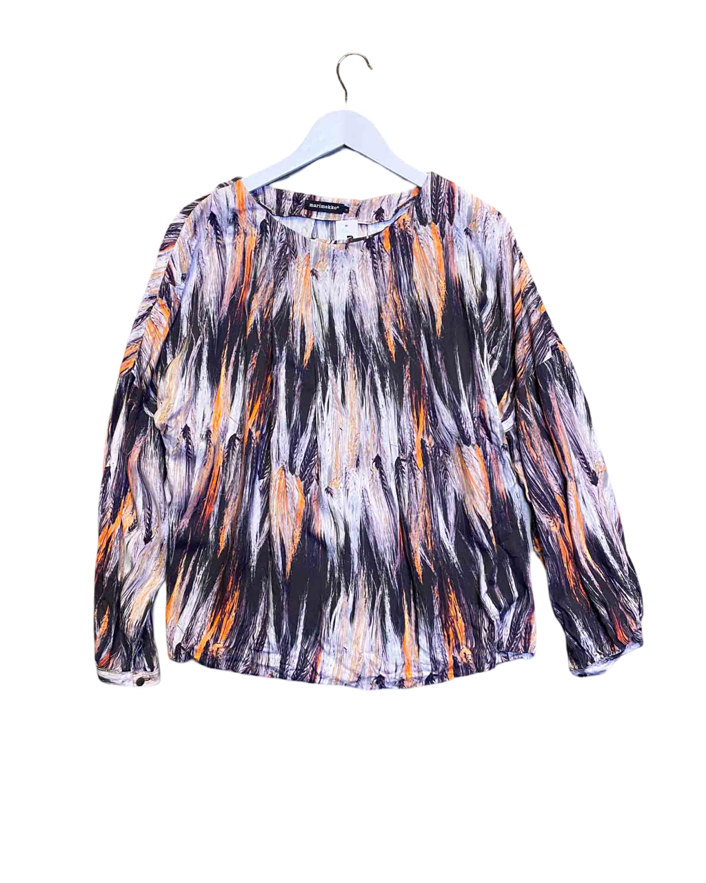 Size L | Marimekko Feather Print Top
