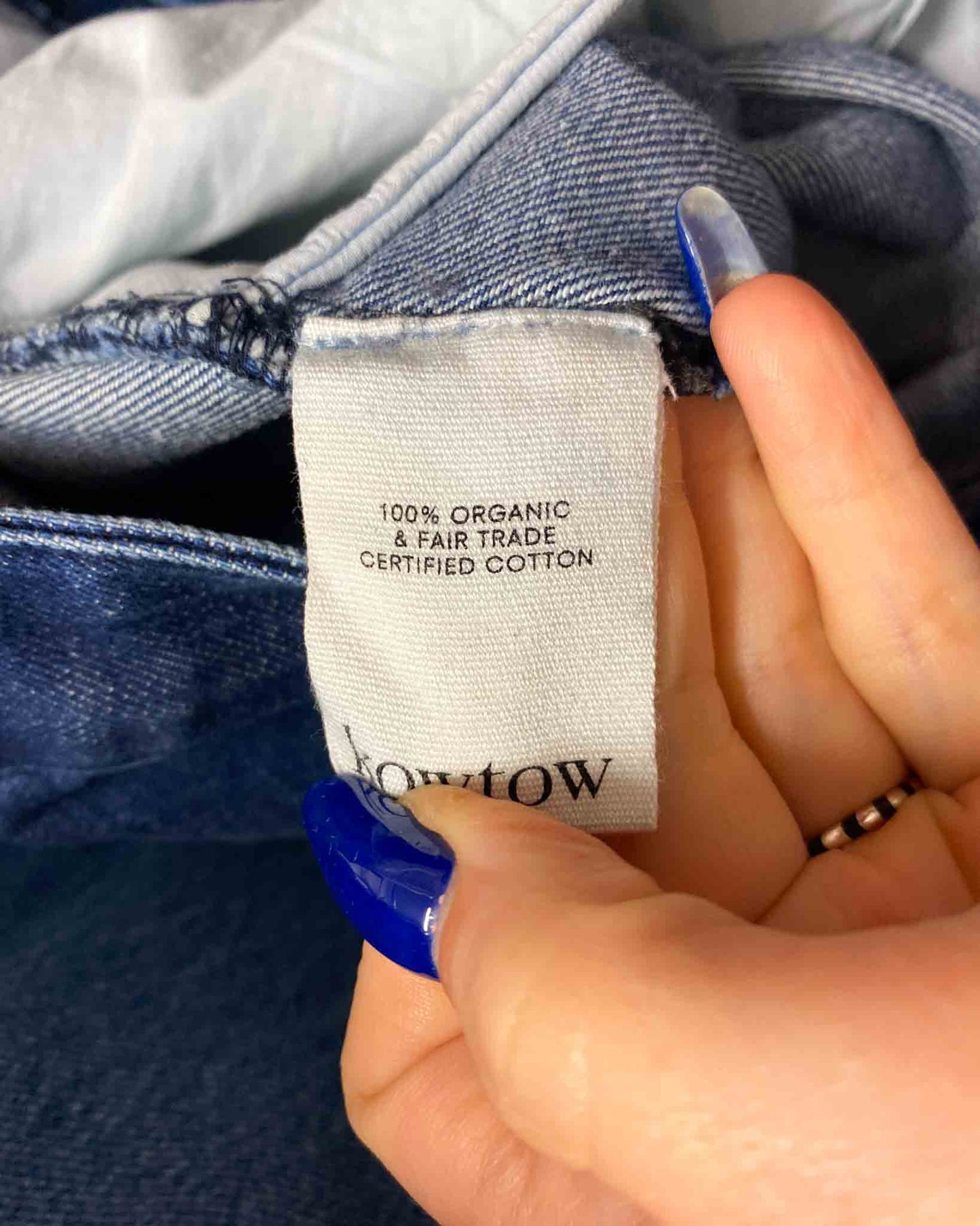 Size L | Kowtow Organic Cotton Jeans