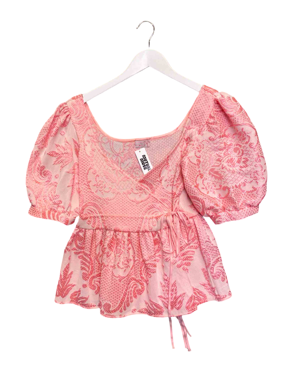 Size 6 | Amores De Toquio Brocade Wrap Top