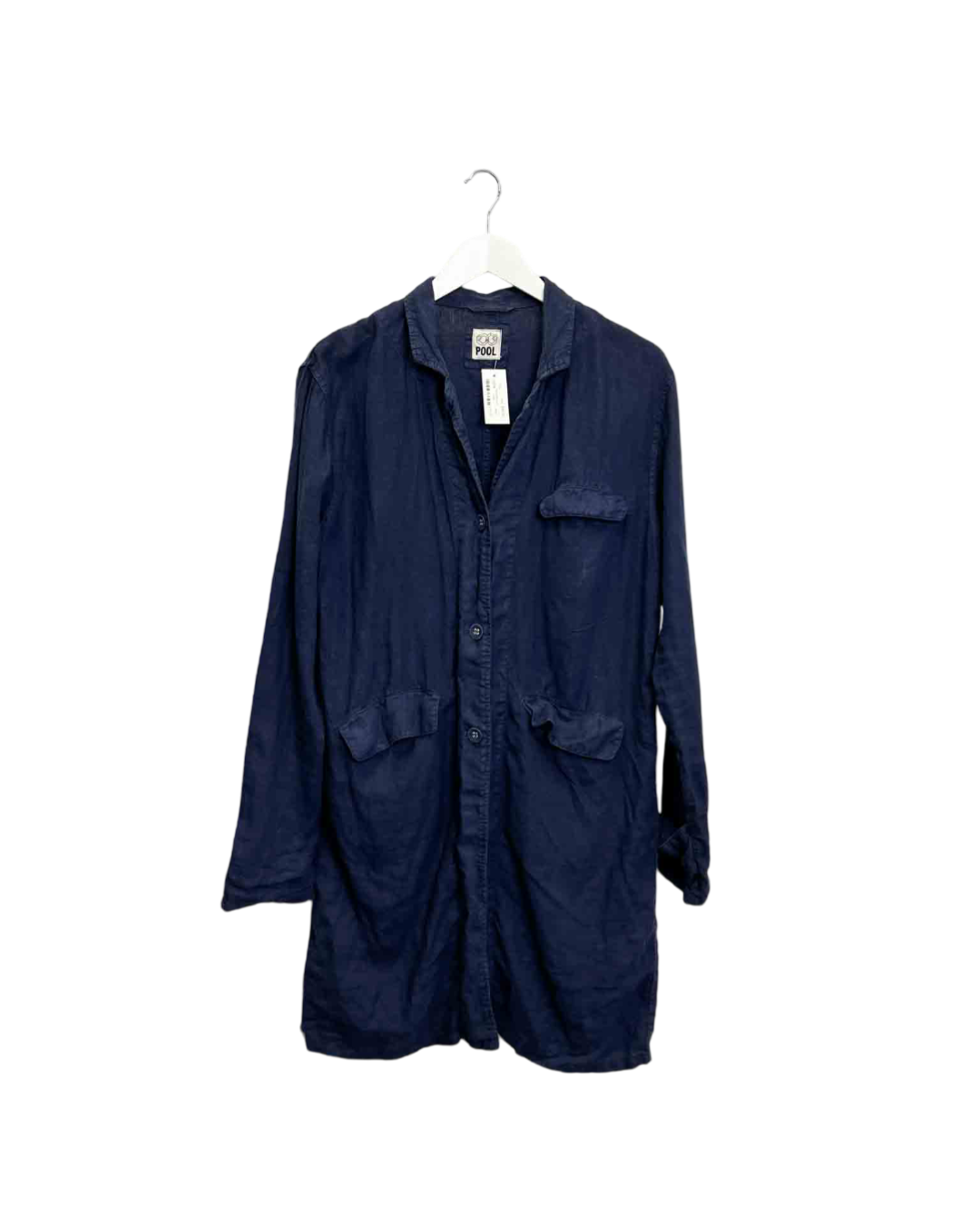 One Size - Pool Navy Linen Jacket