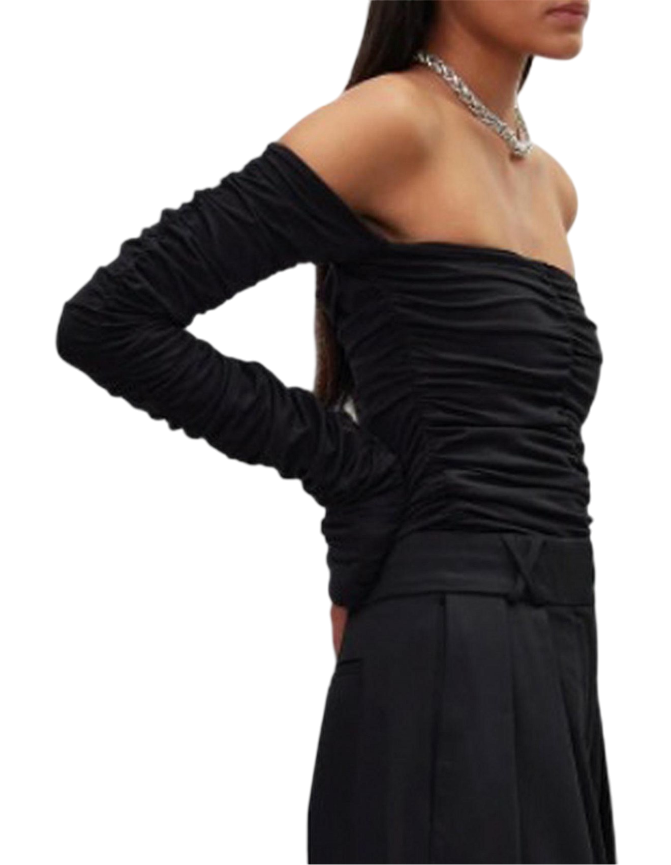 Size 12 (40) | ROHE Ruched Jersey Top