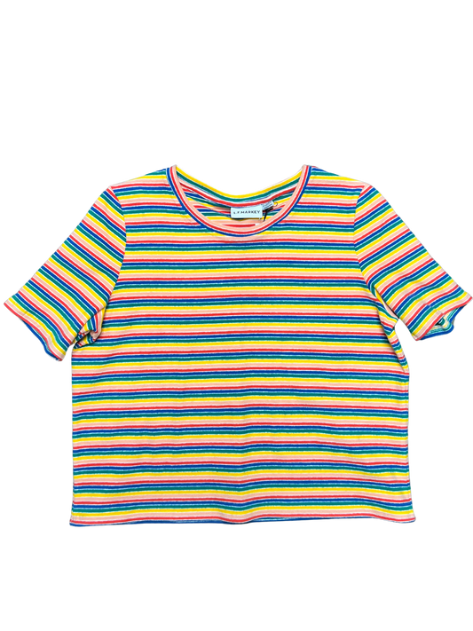 Size 16 - L.F. Markey Rodney Multi Stripe T-shirt