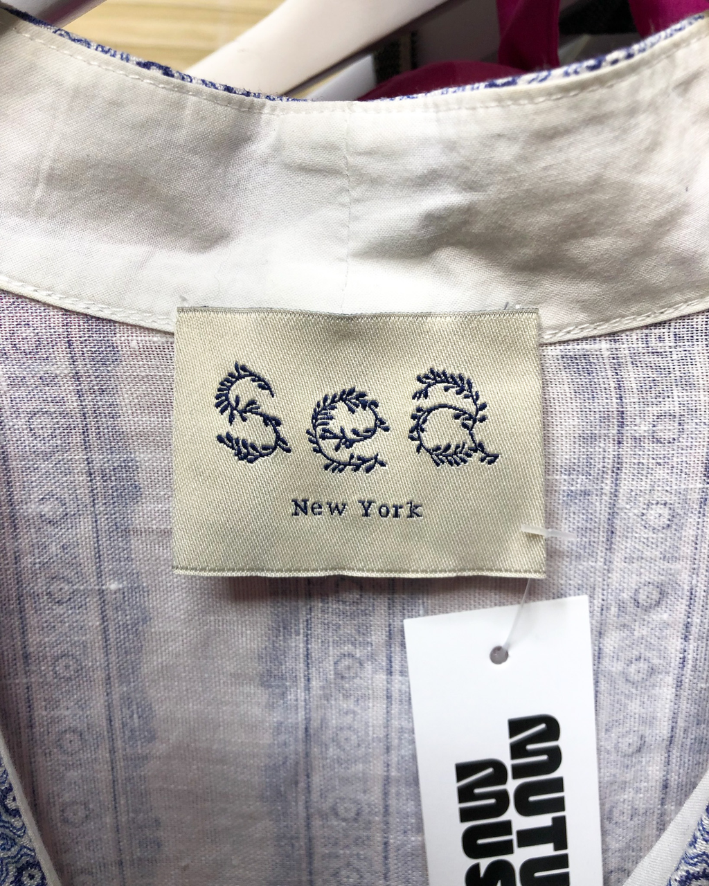 Size L | Sea NY Floral Linen Dress
