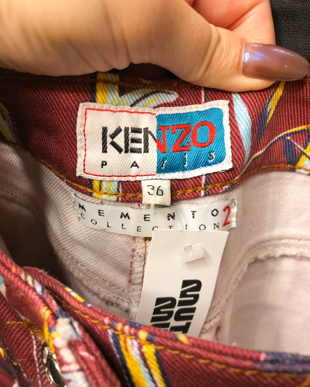 Size 8 (36) | Kenzo Bamboo Print Jeans