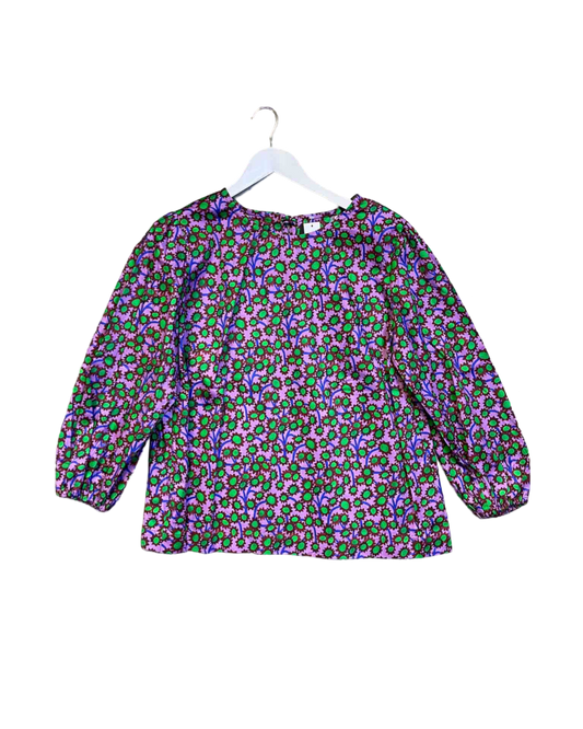 Size L | Togetherness Organic Cotton Floral Top With Tags