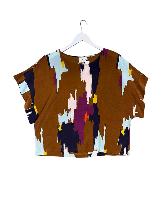 Size 16 | Elk Ikat Top