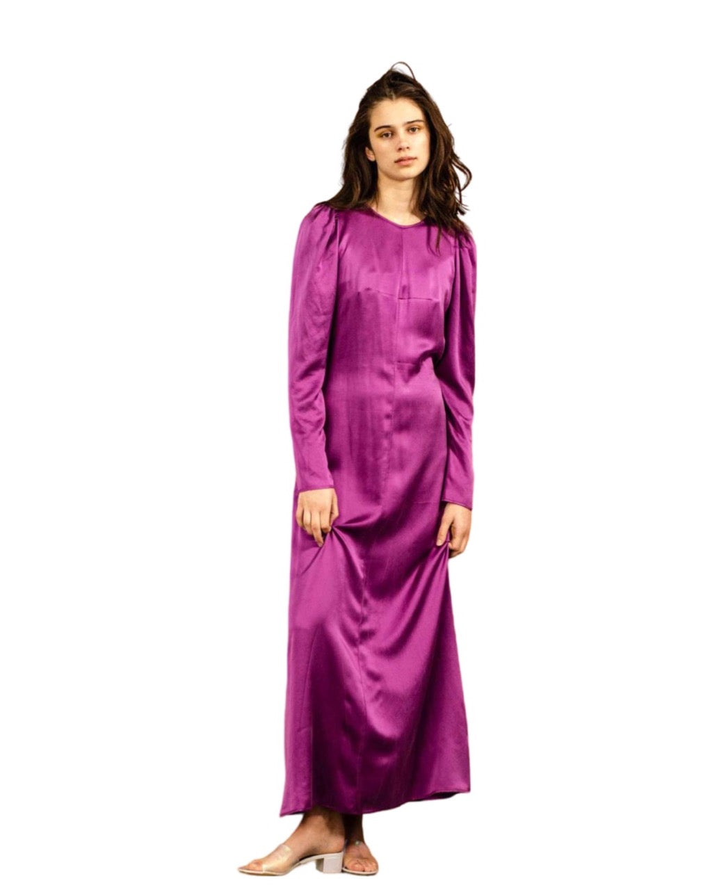 Size 12 | Penny Sage Silk Mena Maxi Dress