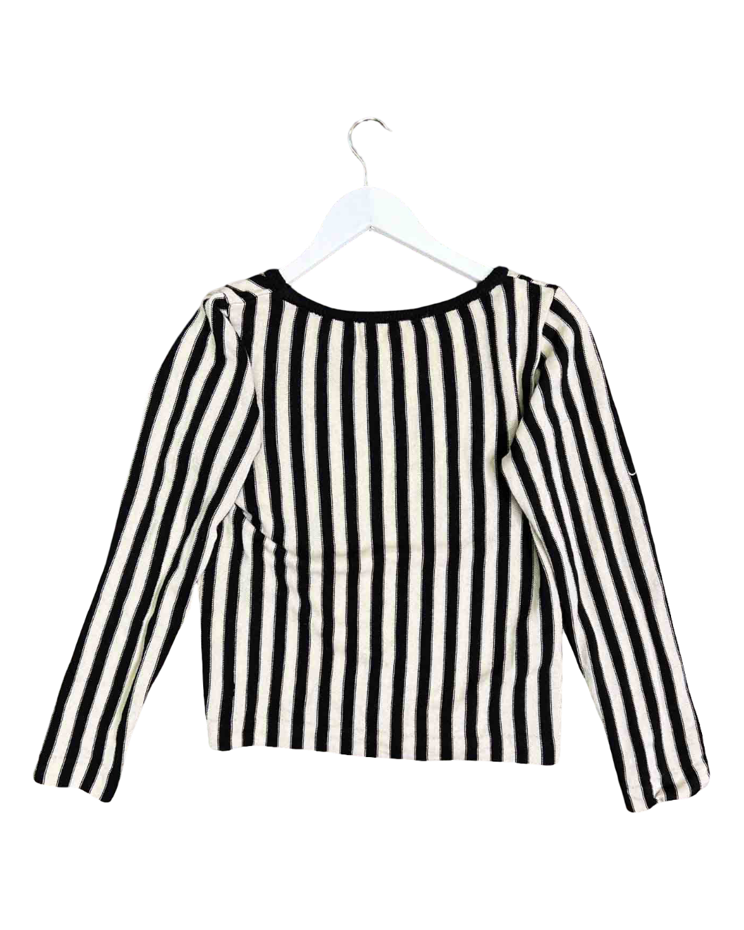Size L | Kate Sylvester Vertical Striped 100% Wool Top