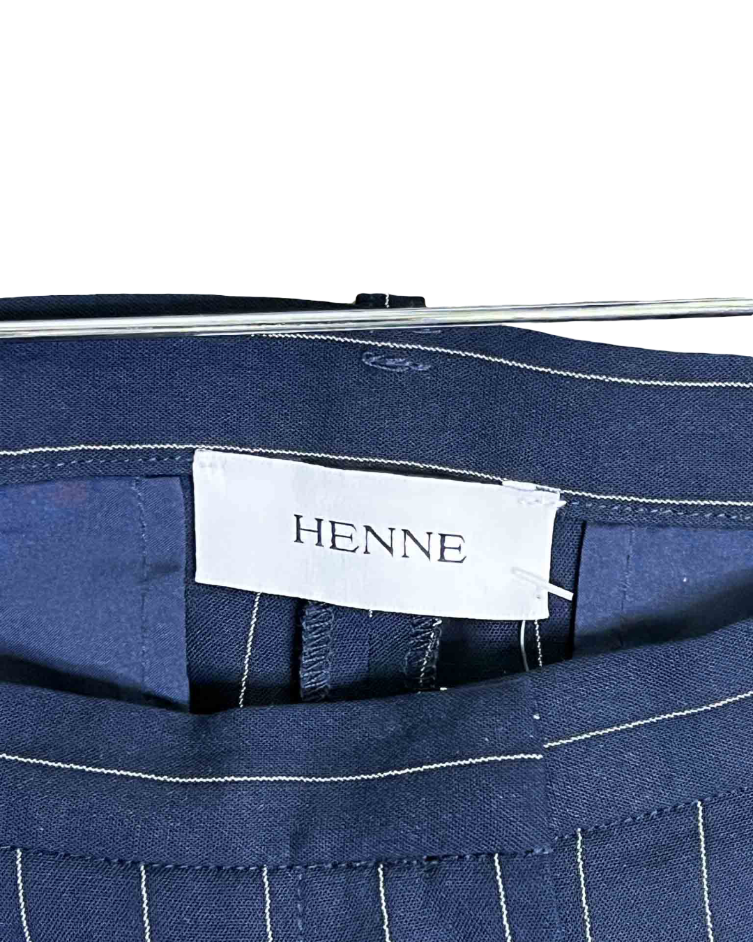 Size 10 | Henne Pinstripe Straight Leg Pants