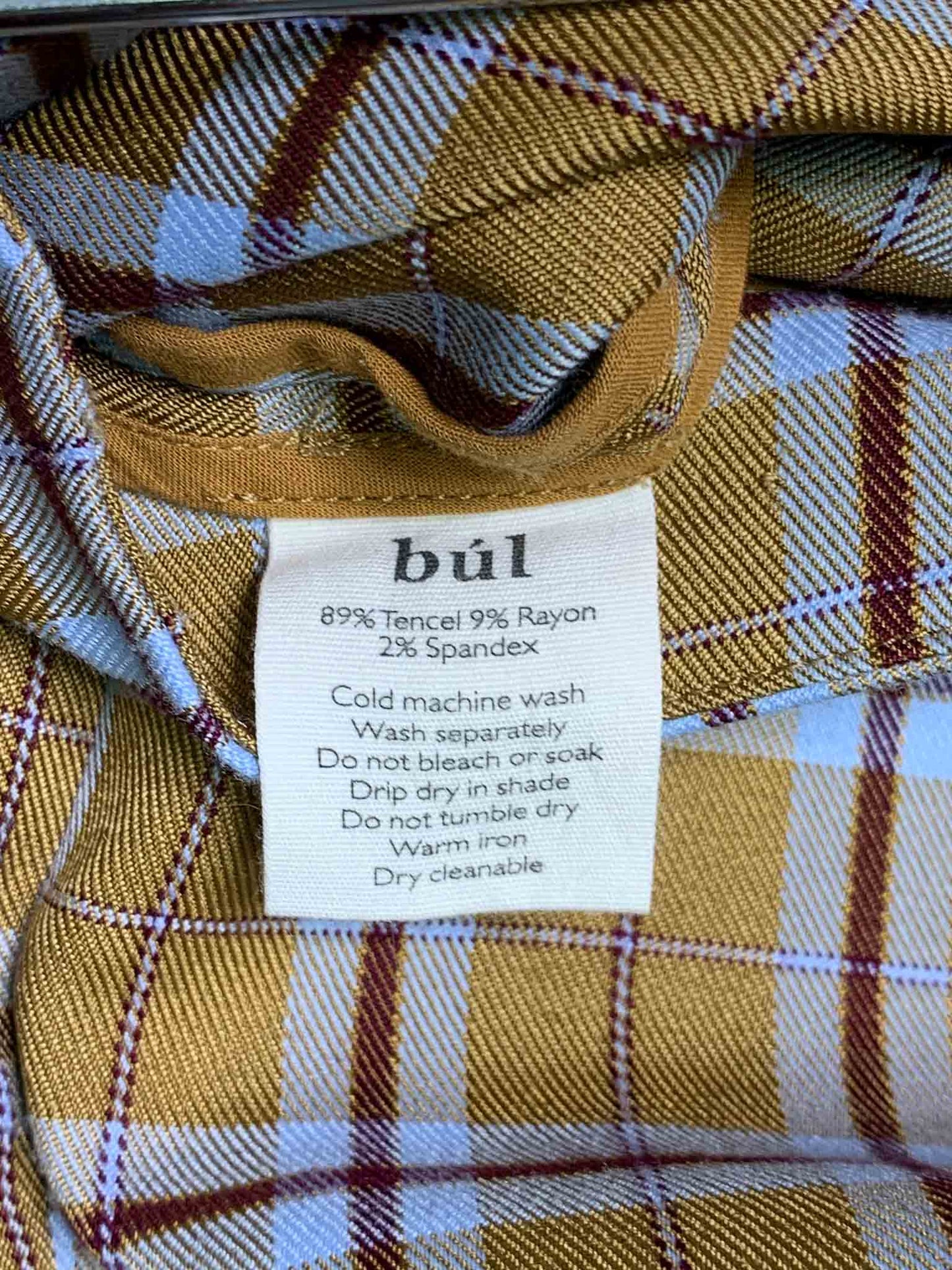 Size 14 | Búl Plaid Straight Leg Pants