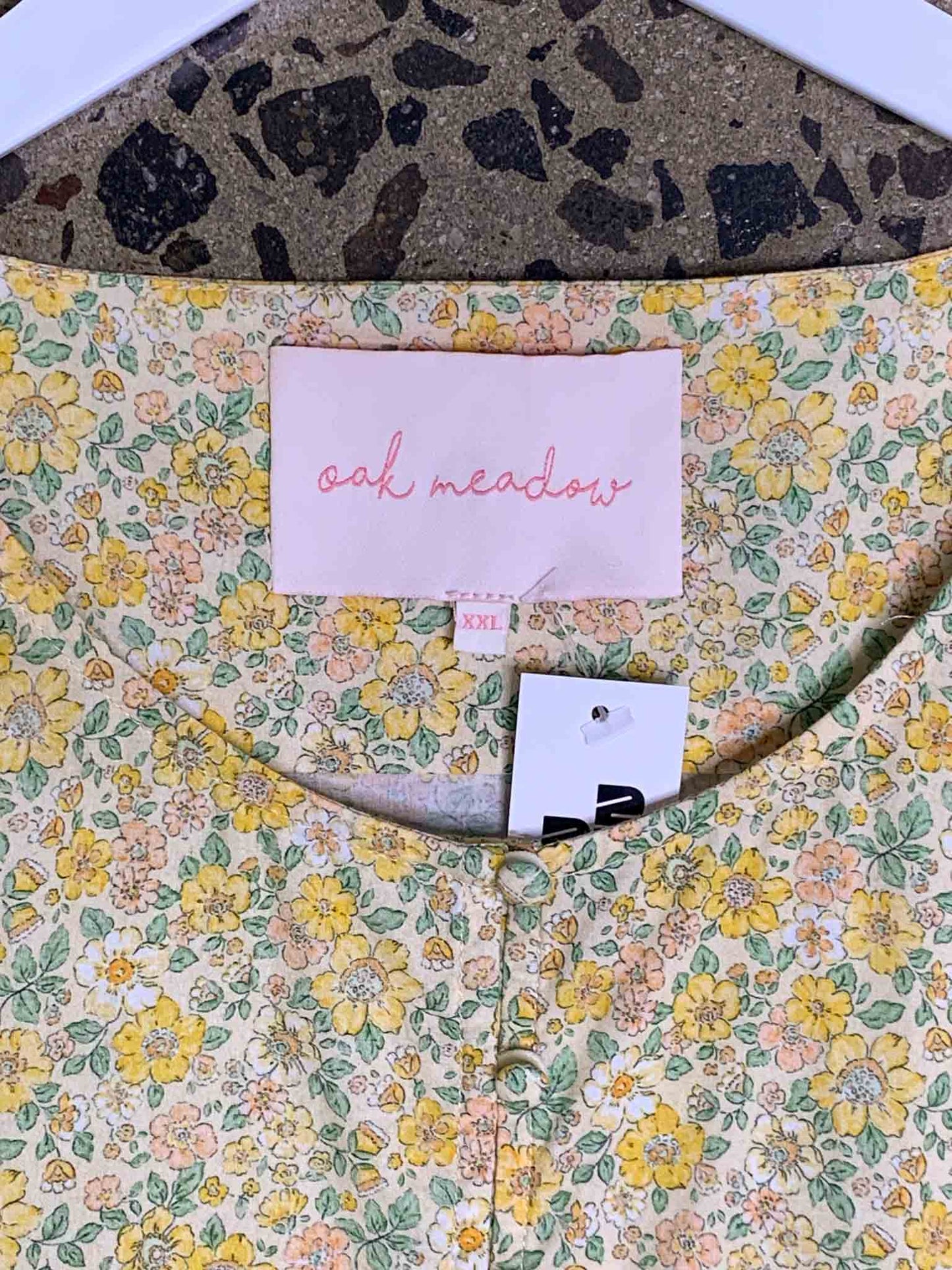 Size XXL | Oak Meadows Floral Print Puff Sleeve Maxi Dress