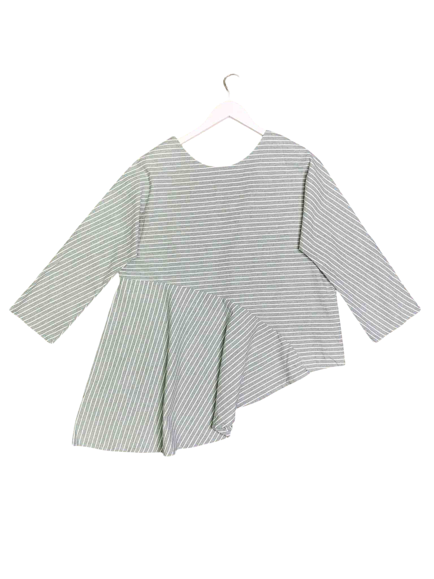 Size S/M | Keegan Striped Asymmetric Top
