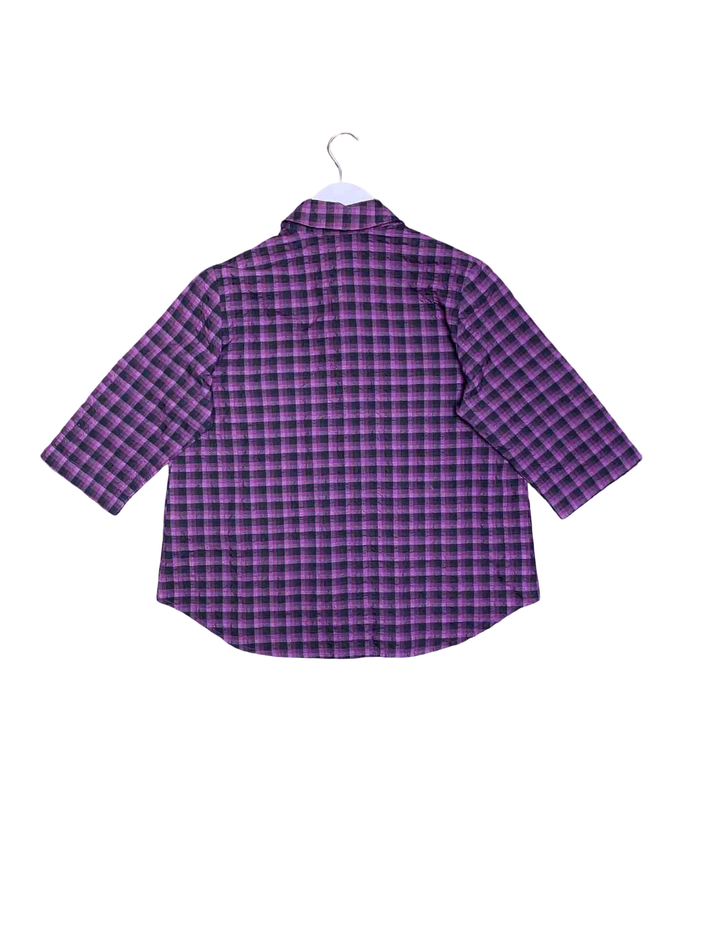 Size 1 (8) | Obus Gingham Boxy Shirt-Style Top