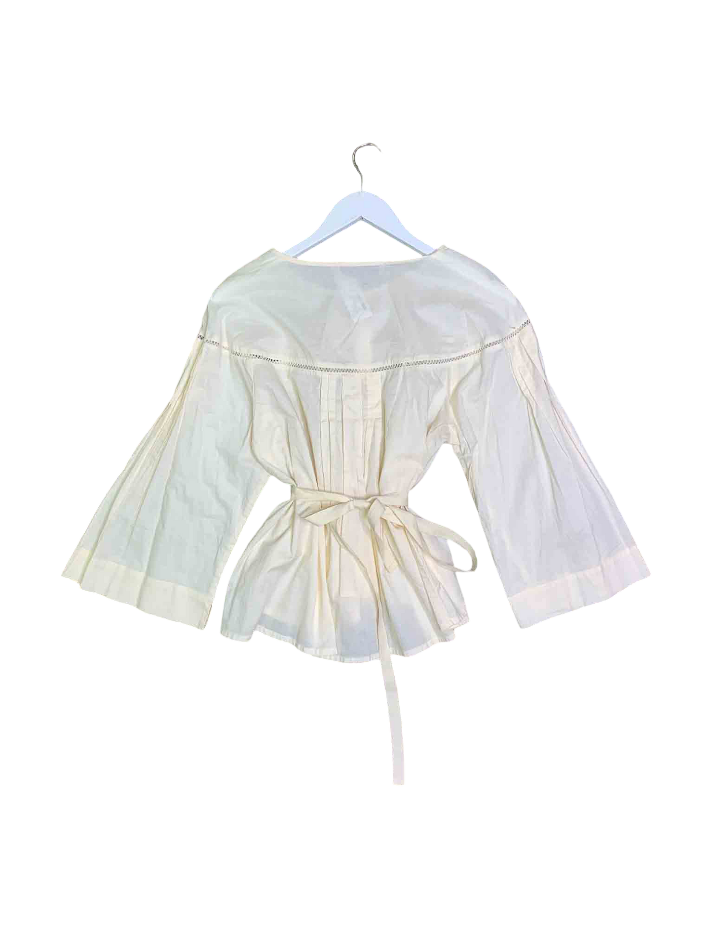 Size 14 | Forsyth McLaughlin Peasant Blouse Top Broderie