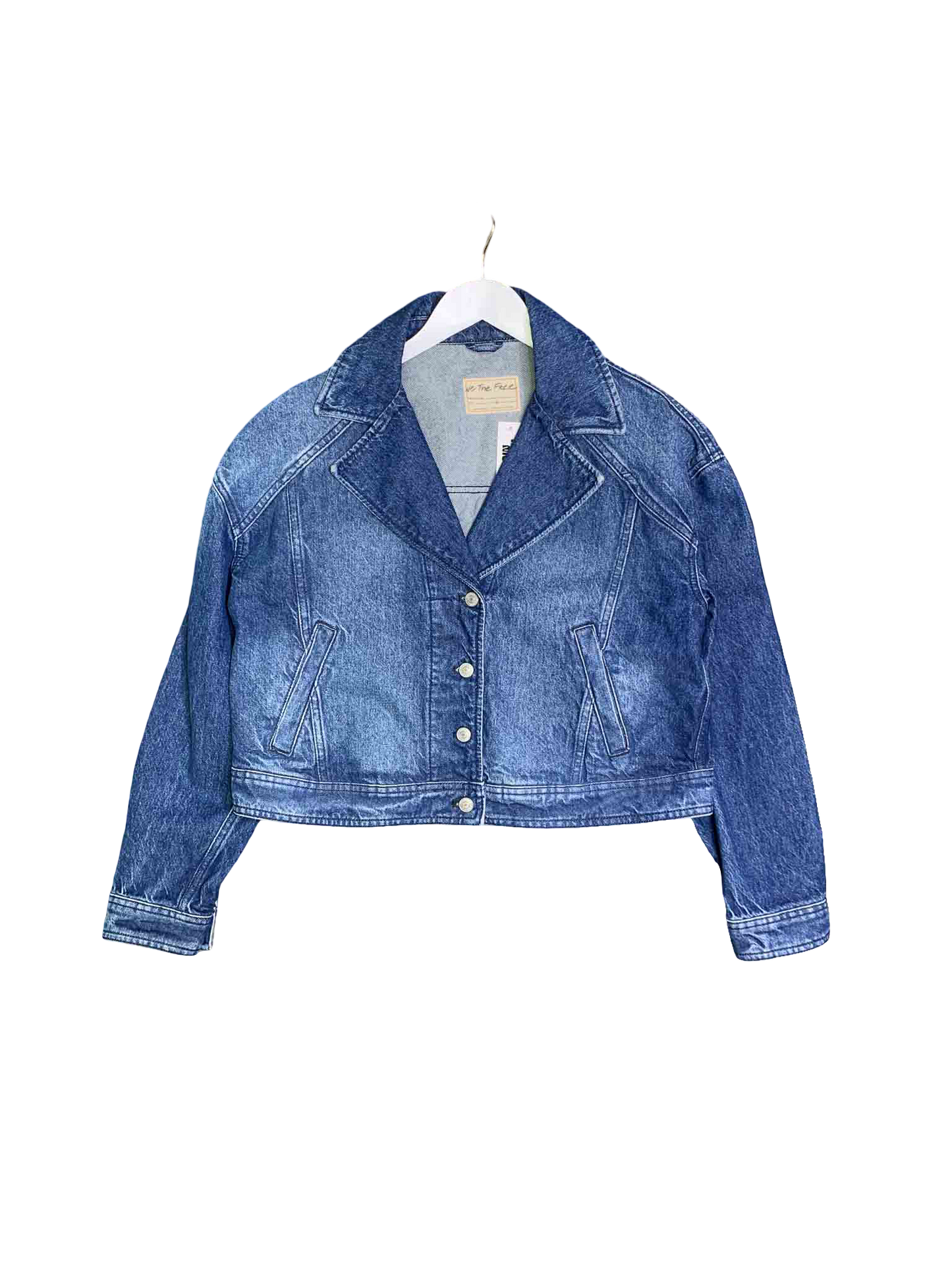 Size M | We The Free Blazer Style Denim Jacket