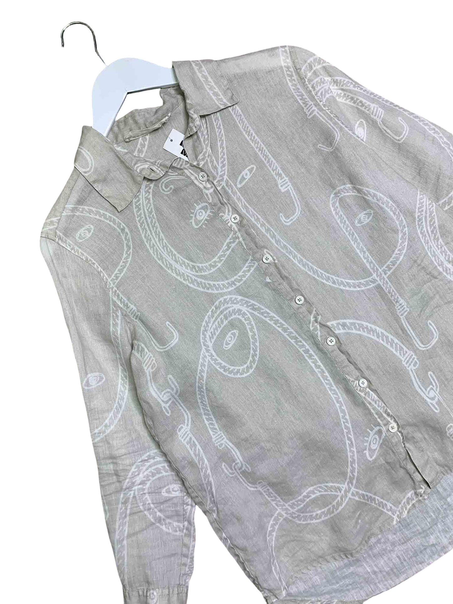 Size XS | Nancybird Linen Patterned Shirt
