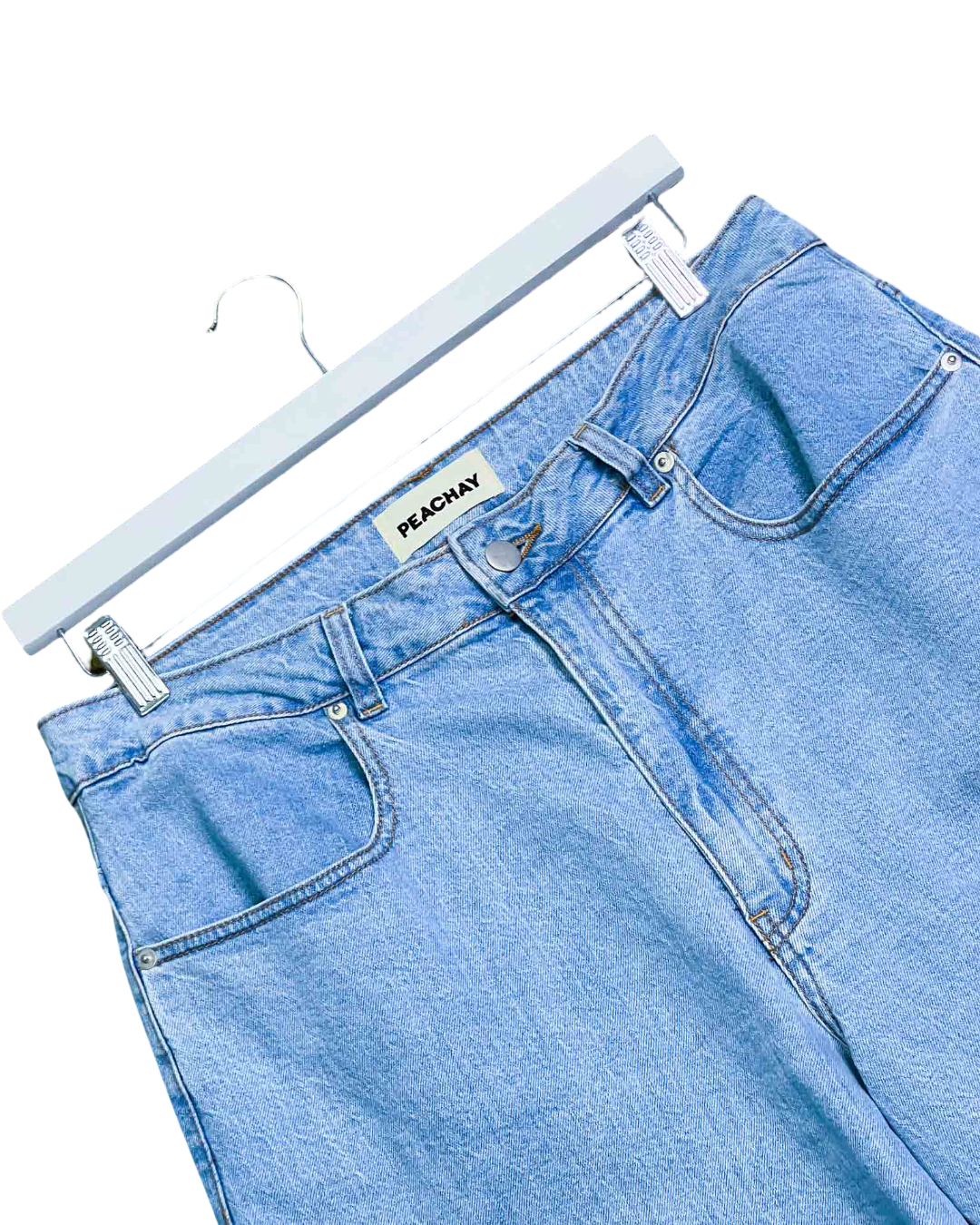 Size Lavender (35) | Peachay High-Waisted Jeans