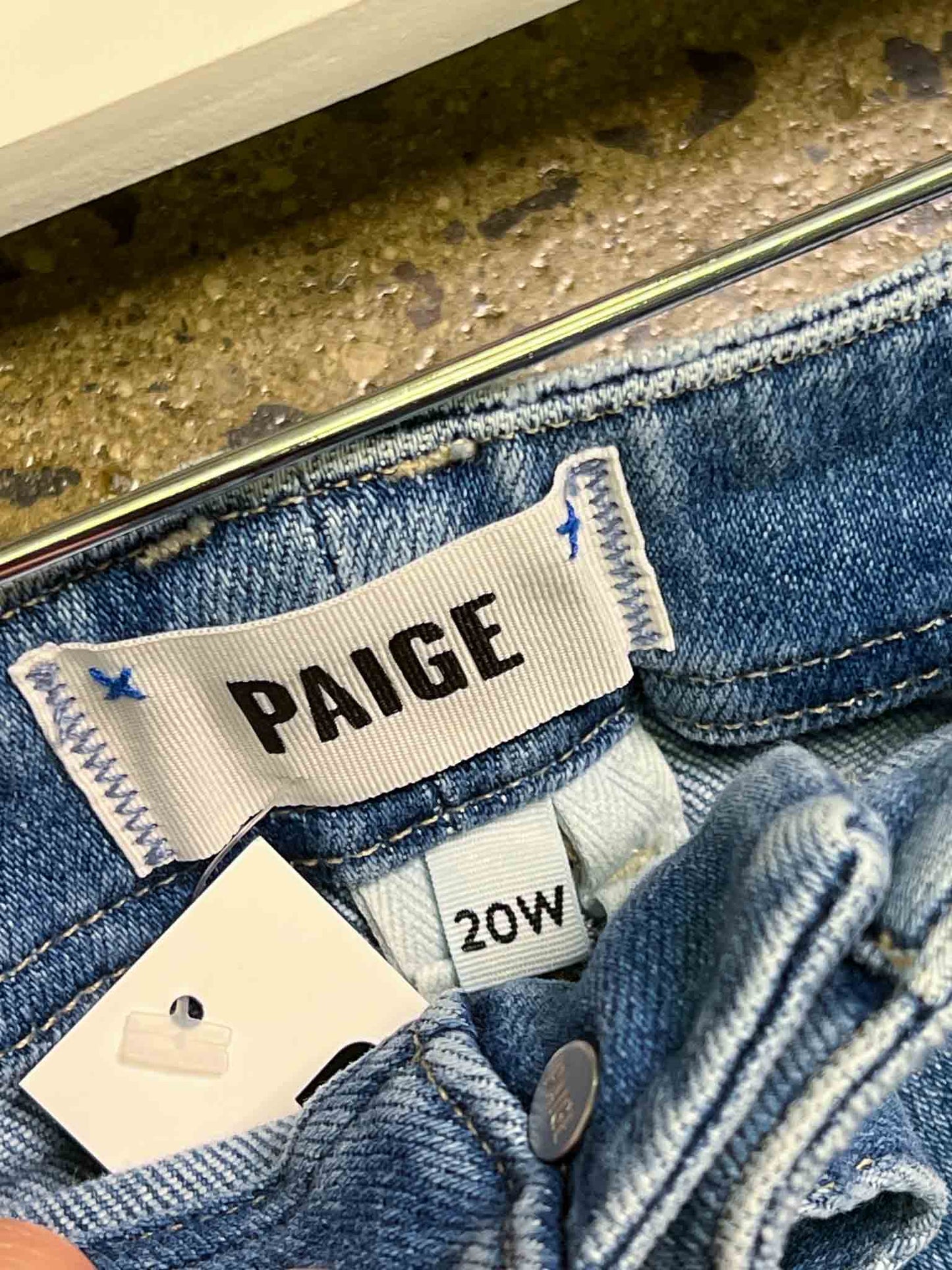 Size 20 | Paige Wide Leg Frayed Jeans