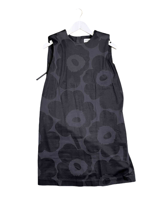 Size 38 (10) | Marimekko Black / Grey Shift Dress