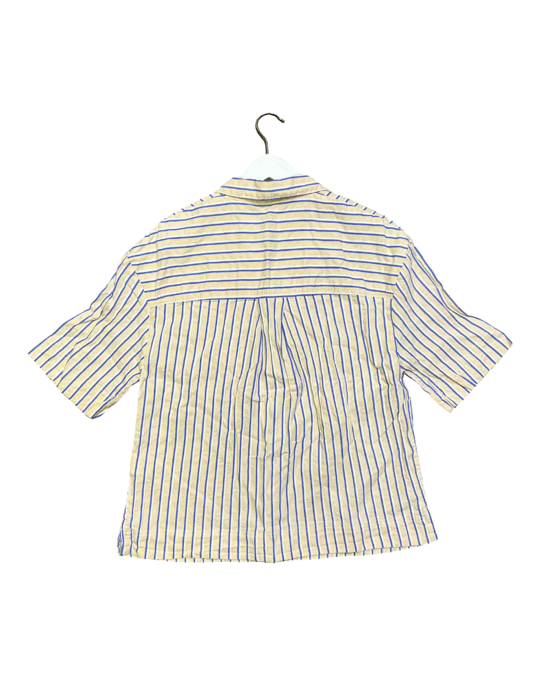 Size S | COS Linen Blend Striped Shirt